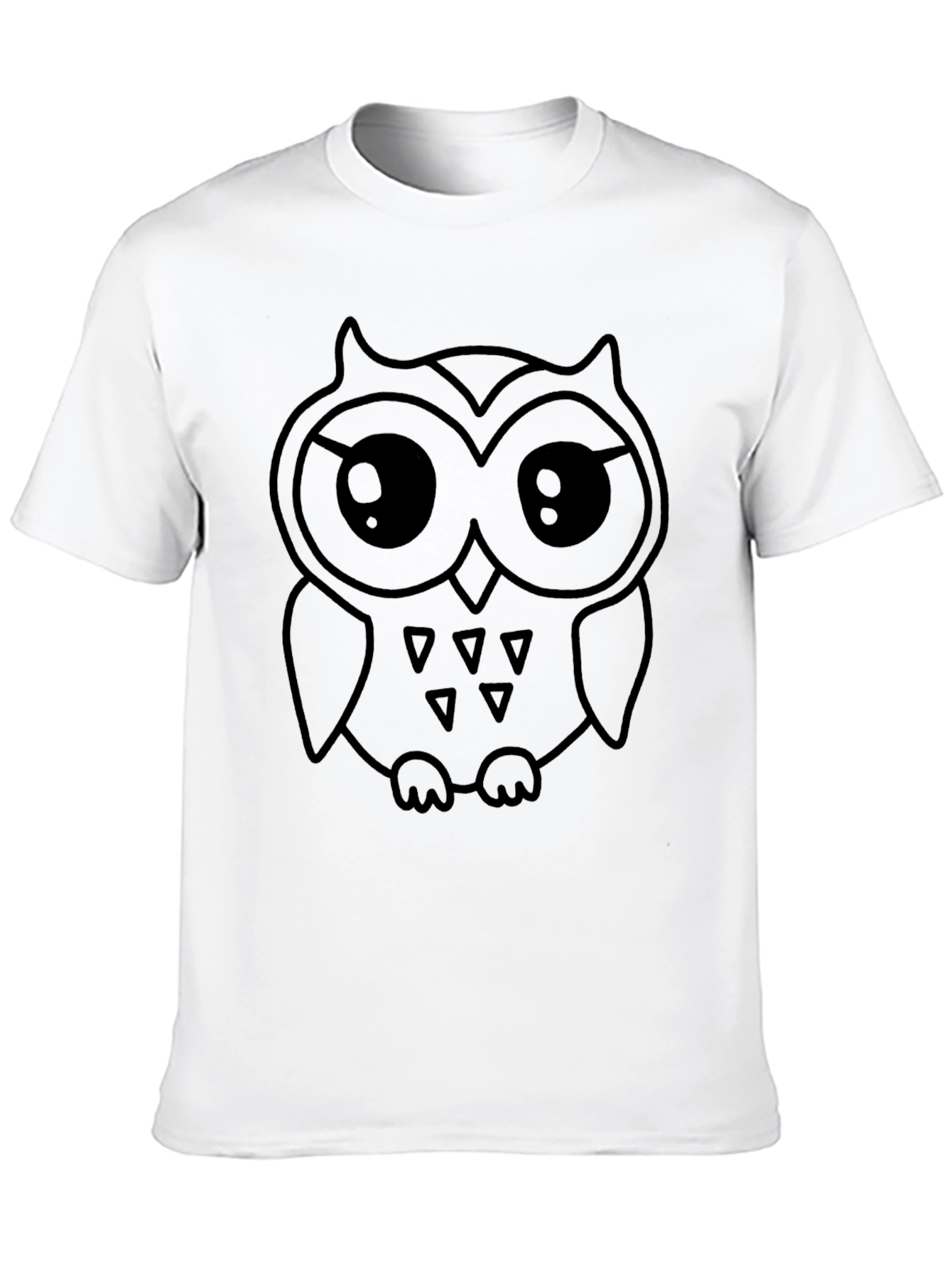 Black Black Owl Graphic Tee - Casual Style view 10