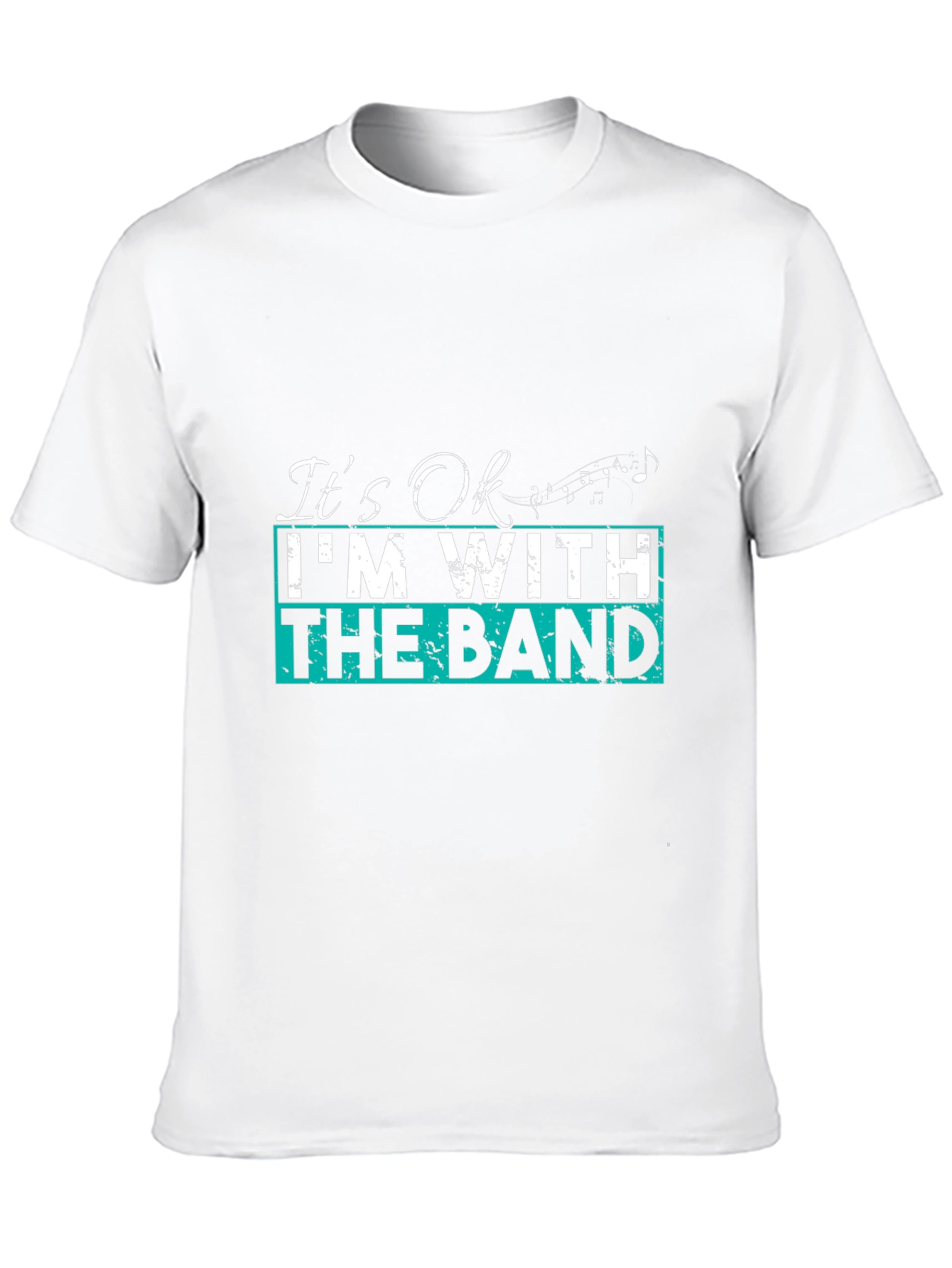 It's OK I'm With the Band Black T-Shirt - 10