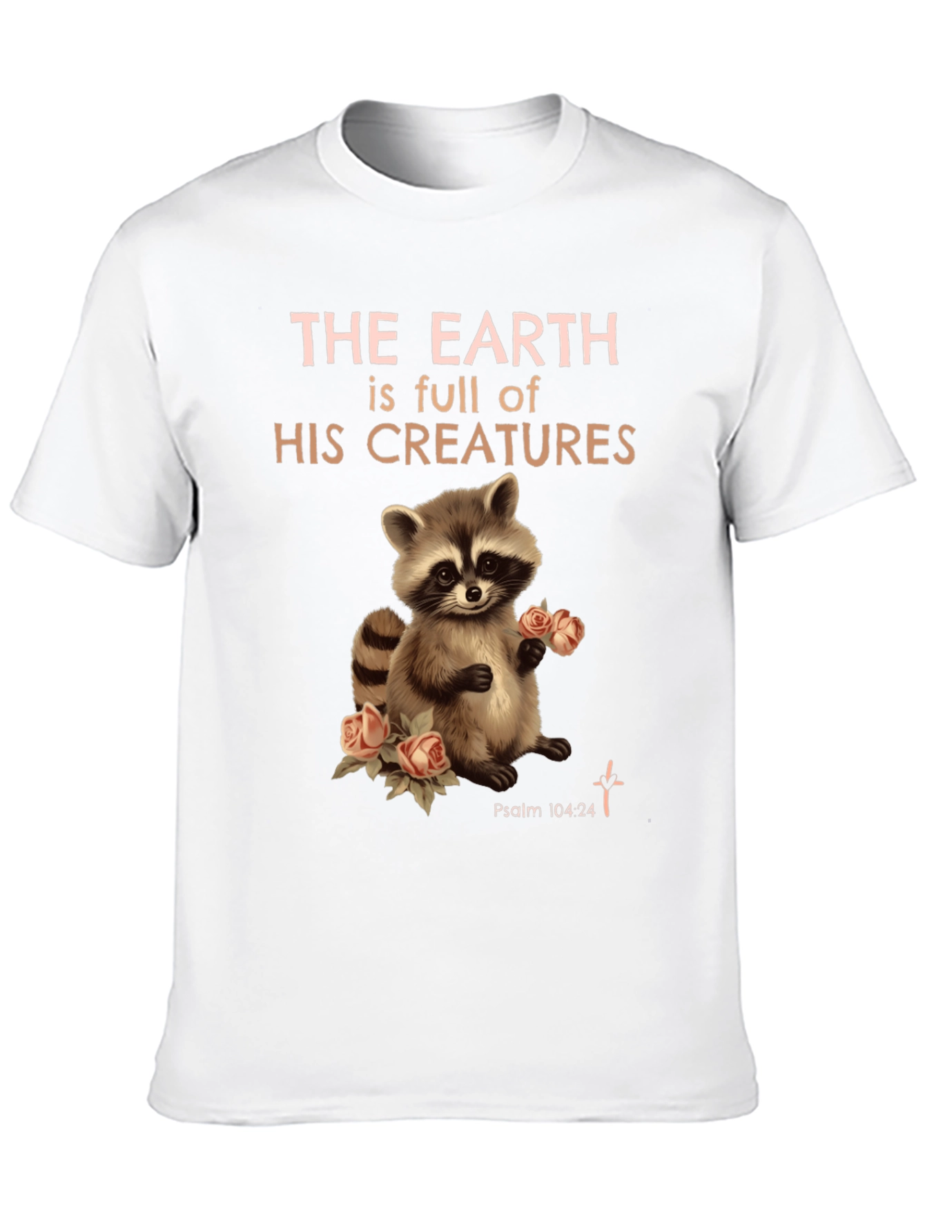 Black Earth's Creatures Raccoon Graphic Tee view 10