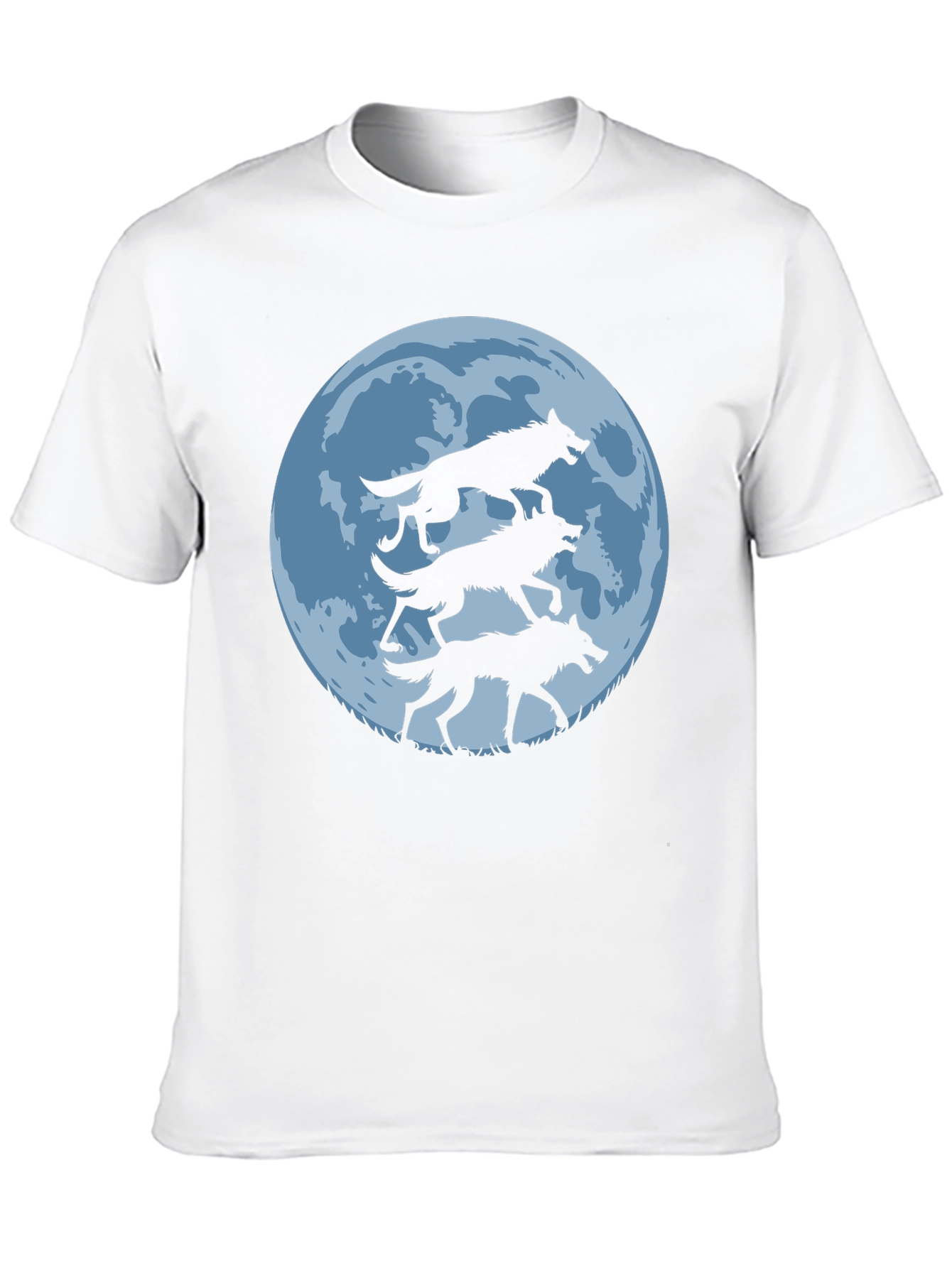 Wolf Moon Graphic Tee - Black - 10