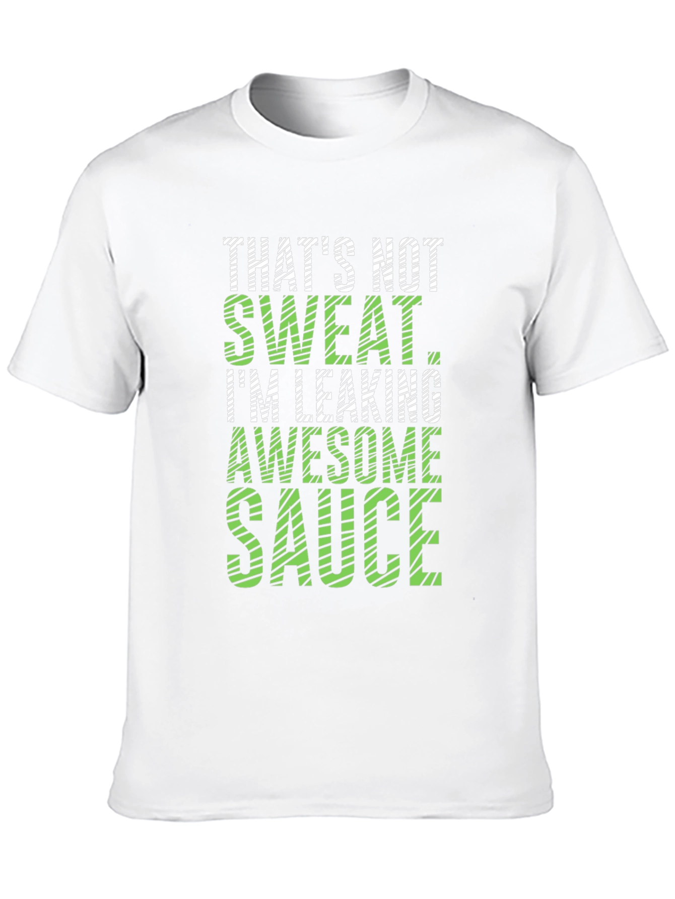 Black Awesome Sauce Tee - Funny Graphic T-Shirt view 10