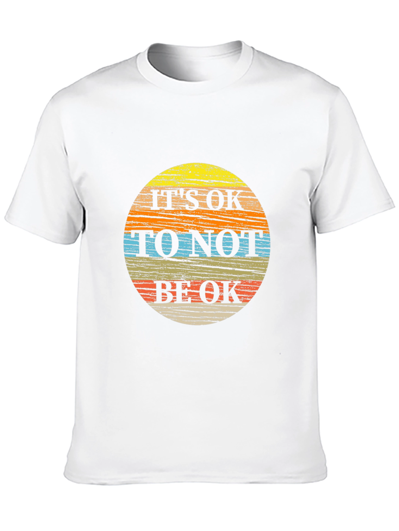 Black It's OK To Not Be OK T-Shirt - Black view 10