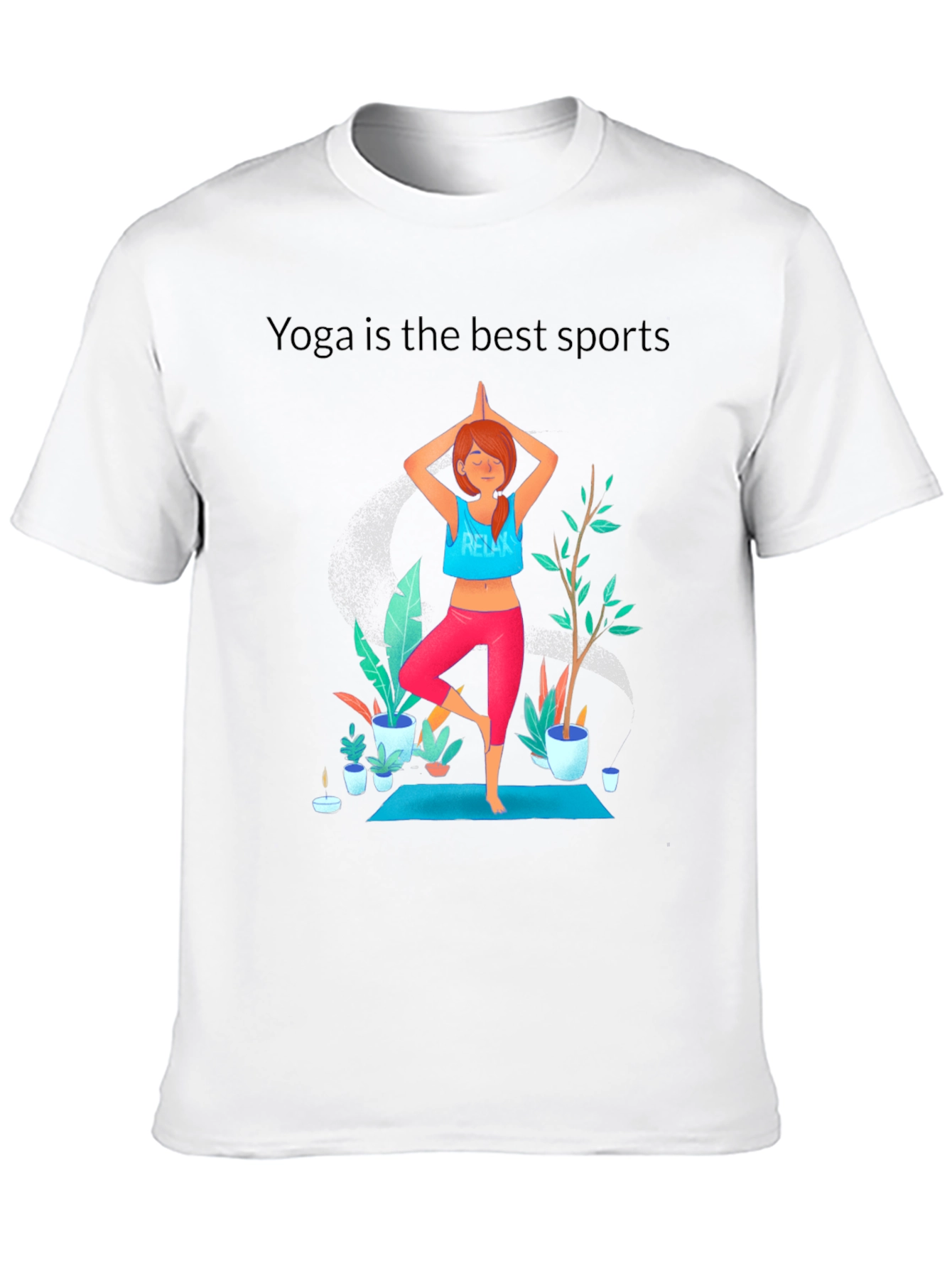 Black Yoga is the best Sports Unisex T-Shirt view 10