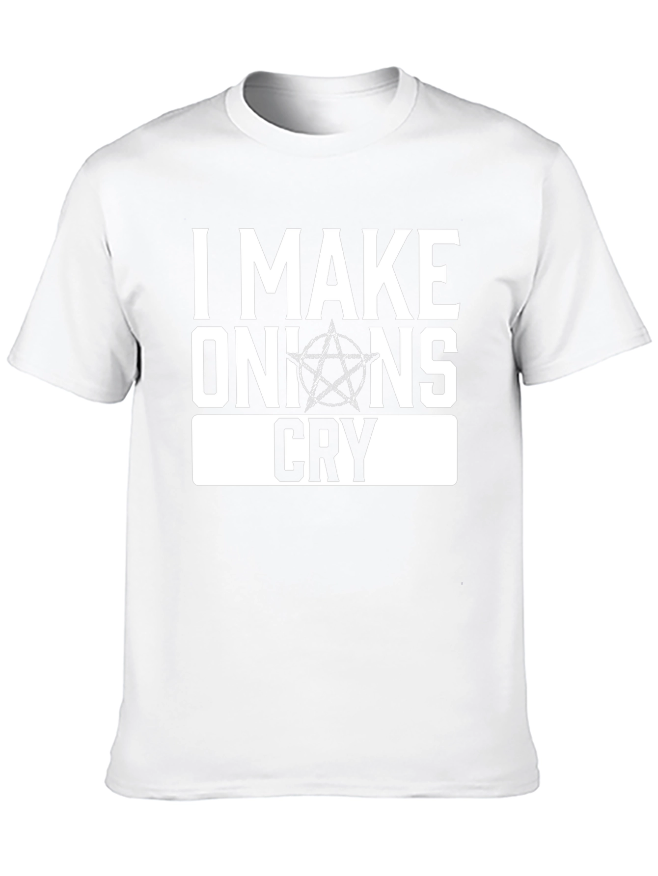 Black I Make Onions Cry Graphic Tee - Black view 10