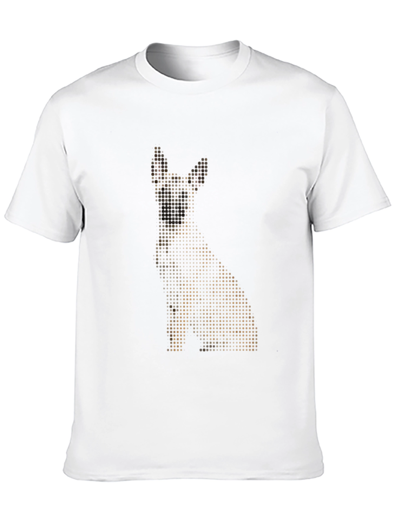 Black Dotted Dog Graphic T-Shirt view 10