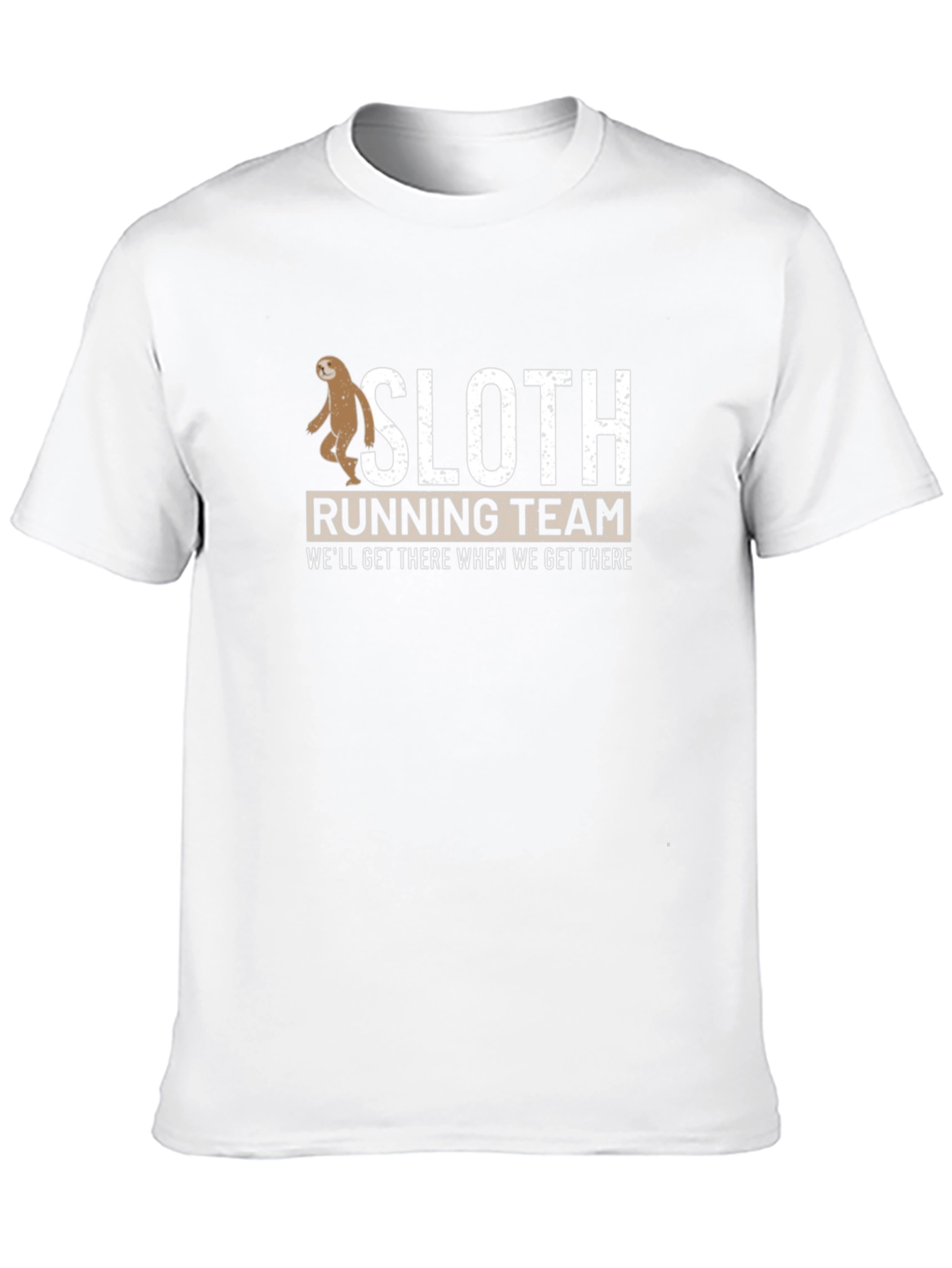 Black Sloth Running Team T-Shirt - We'll Get There view 10