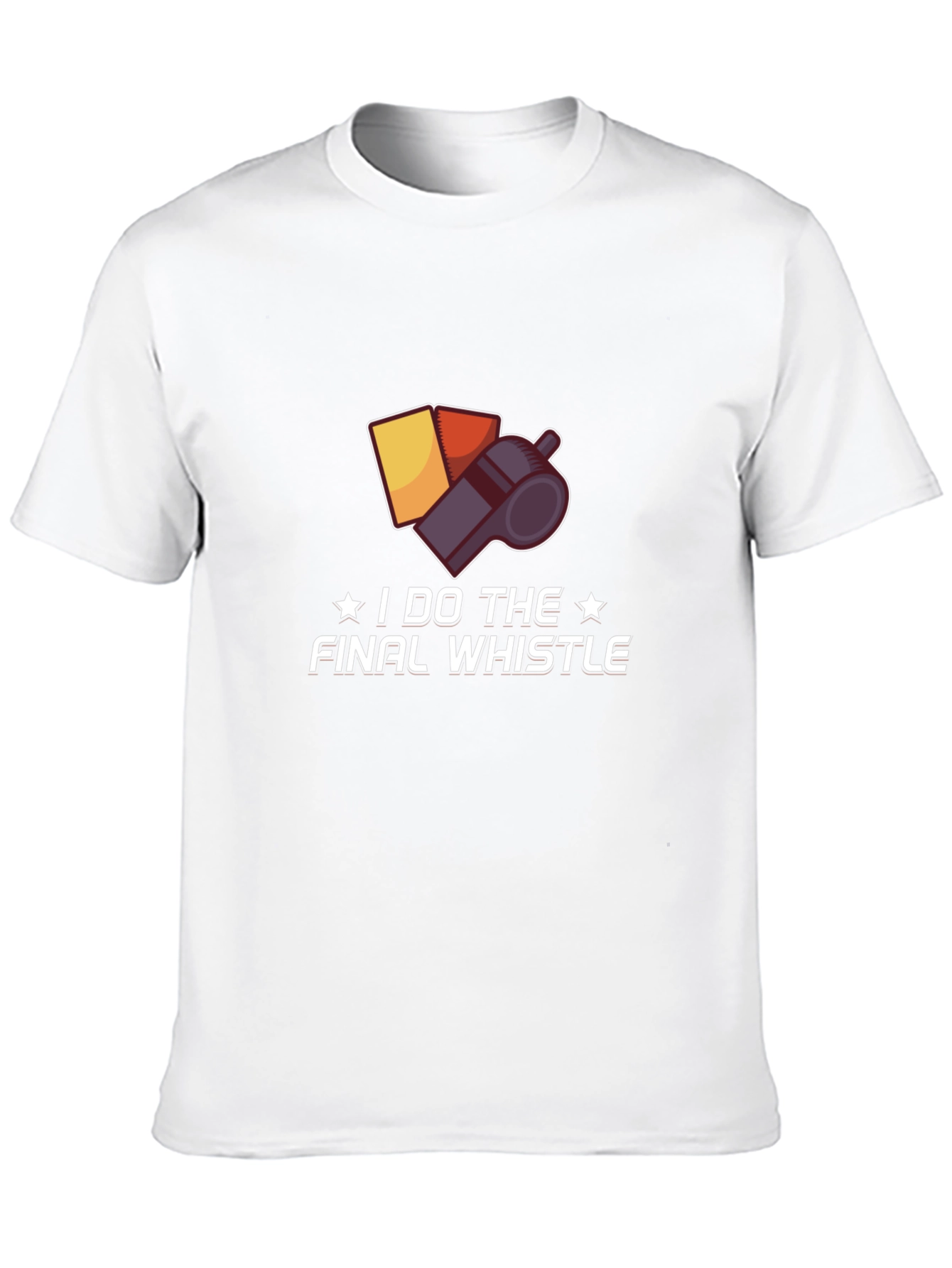 Black Final Whistle Referee T-Shirt view 10