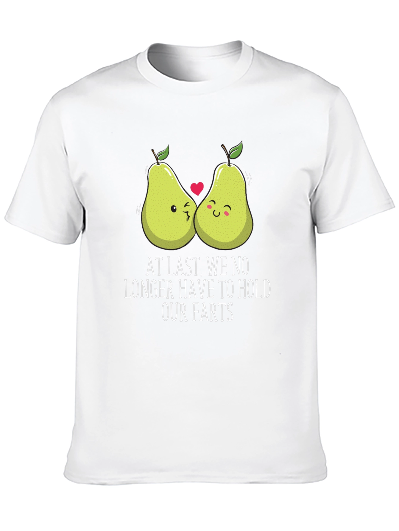 Black Funny Pear Pun T-Shirt - At Last, No Holding Back! view 10