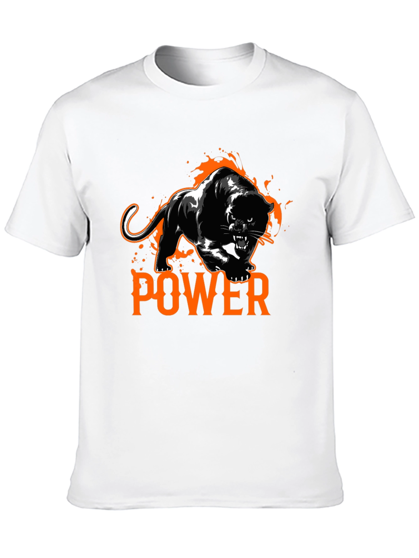 Black Power Panther Graphic Tee - Black T-Shirt view 10