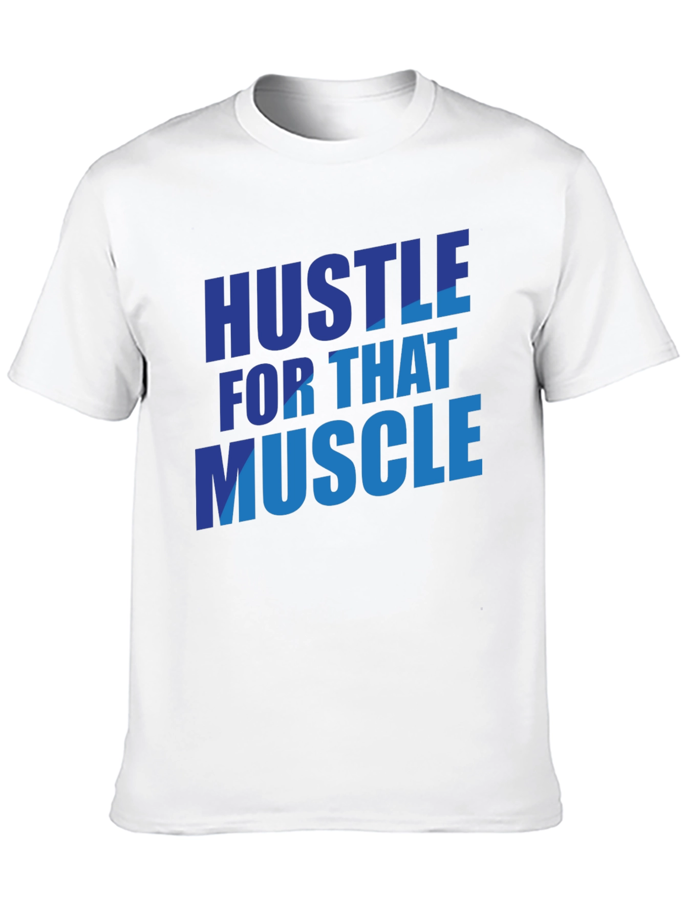 Black Hustle for That Muscle T-Shirt - Gym Motivation view 10