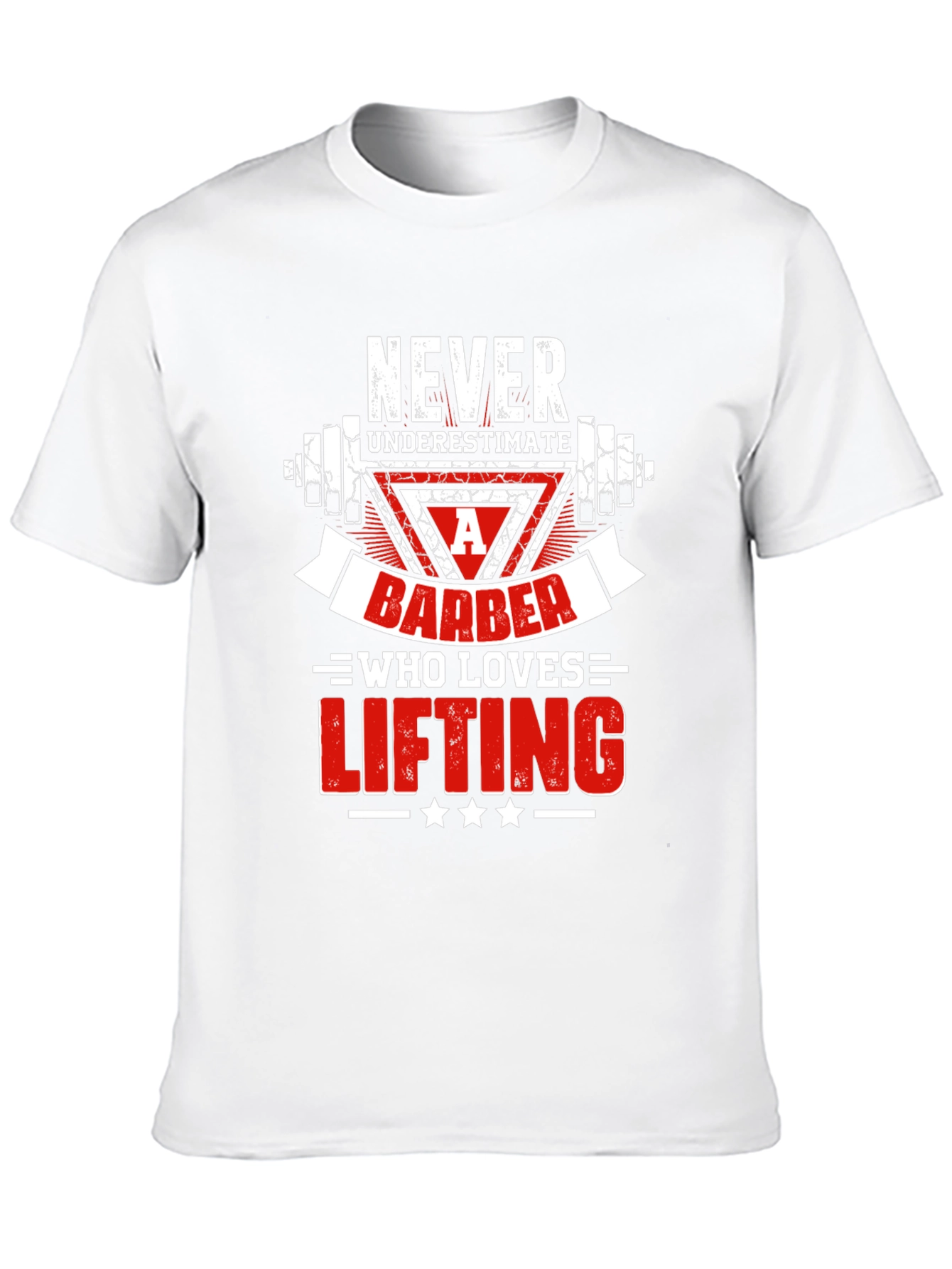 Black Barber Who Loves Lifting T-Shirt view 10