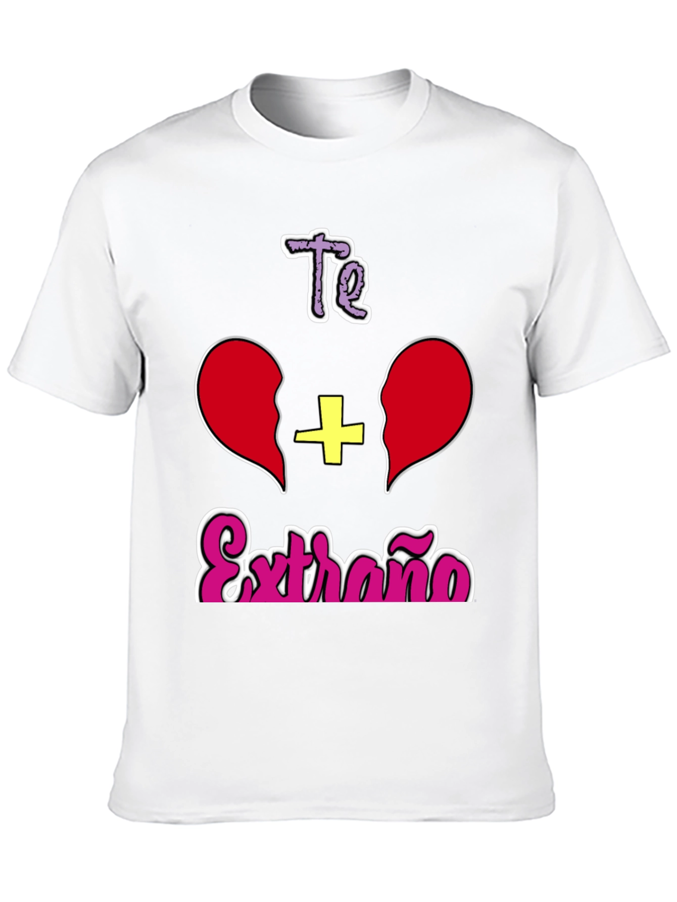 Black Te Extrano T-Shirt Black Graphic Tee view 10