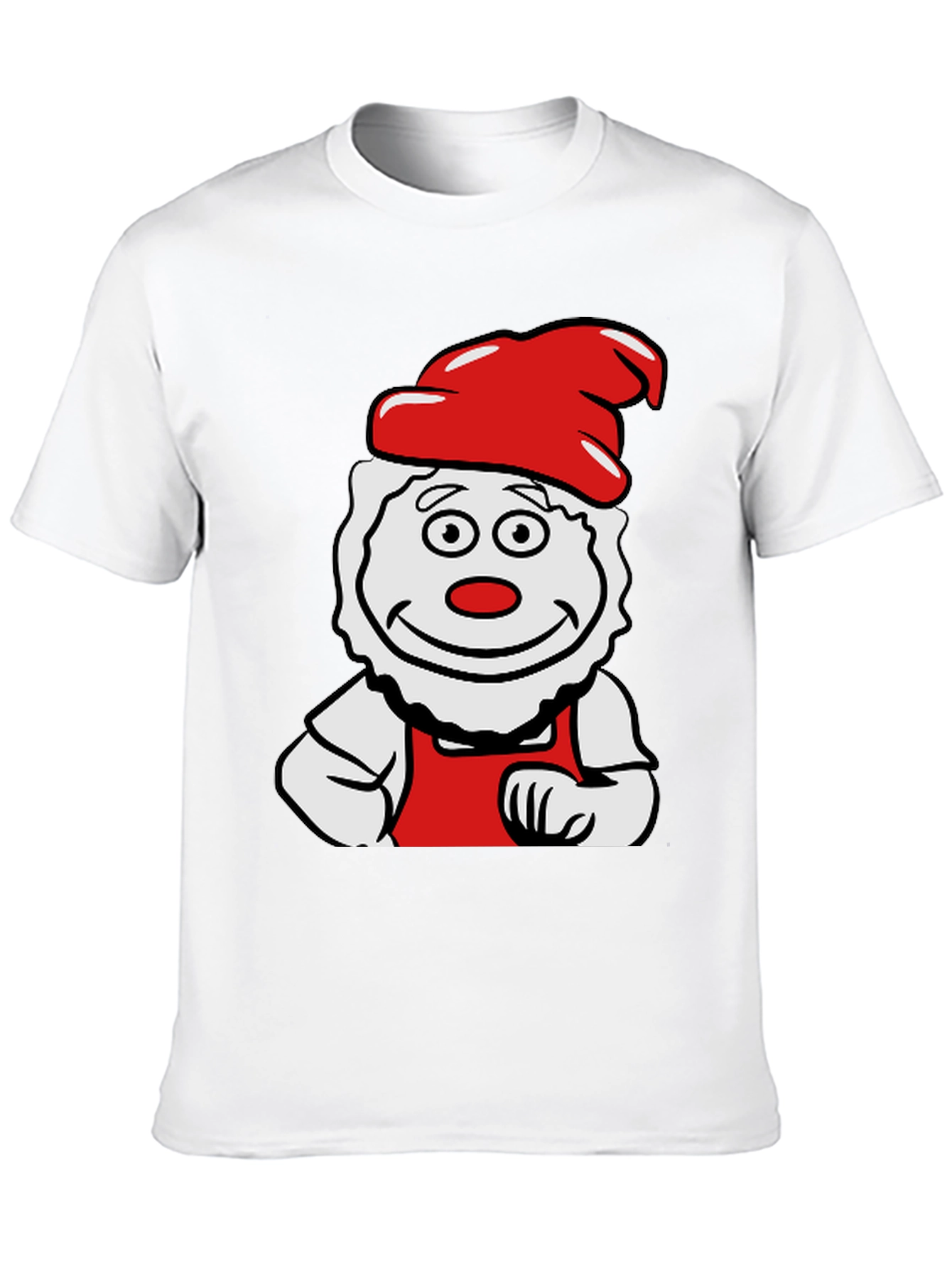Black Funny Cook Cartoon Graphic T-Shirt view 10
