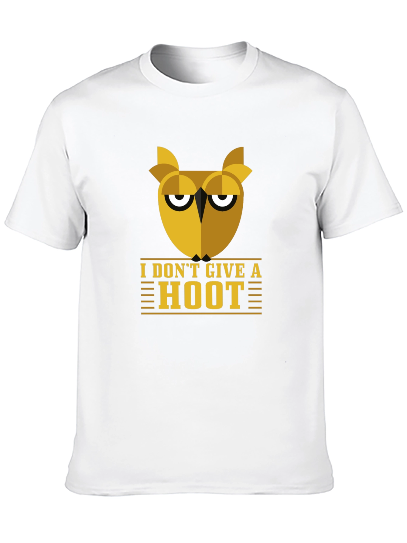 Black I Don't Give A Hoot Owl Graphic Tee view 10