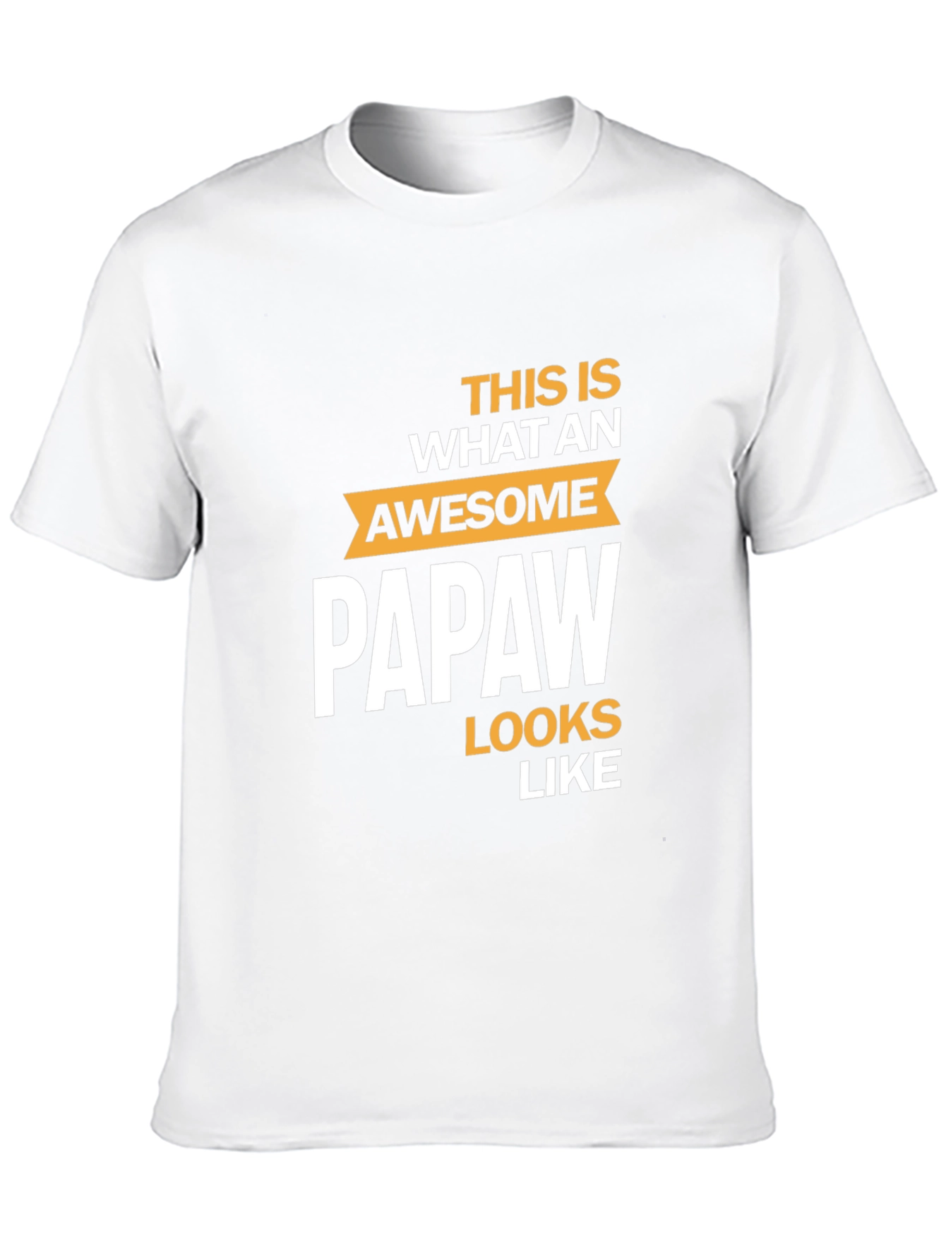 Black Awesome Papaw T-Shirt - Gift for Grandfathers view 10