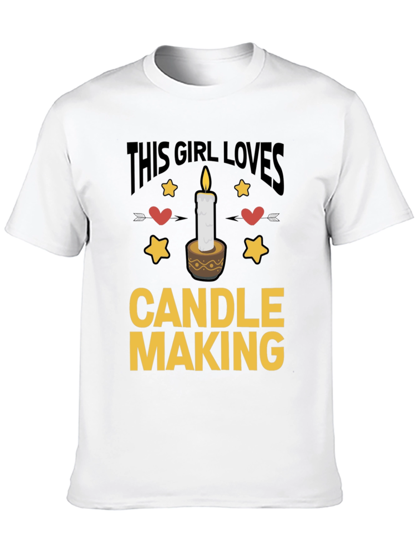 Black This Girl Loves Candle Making T-Shirt view 10
