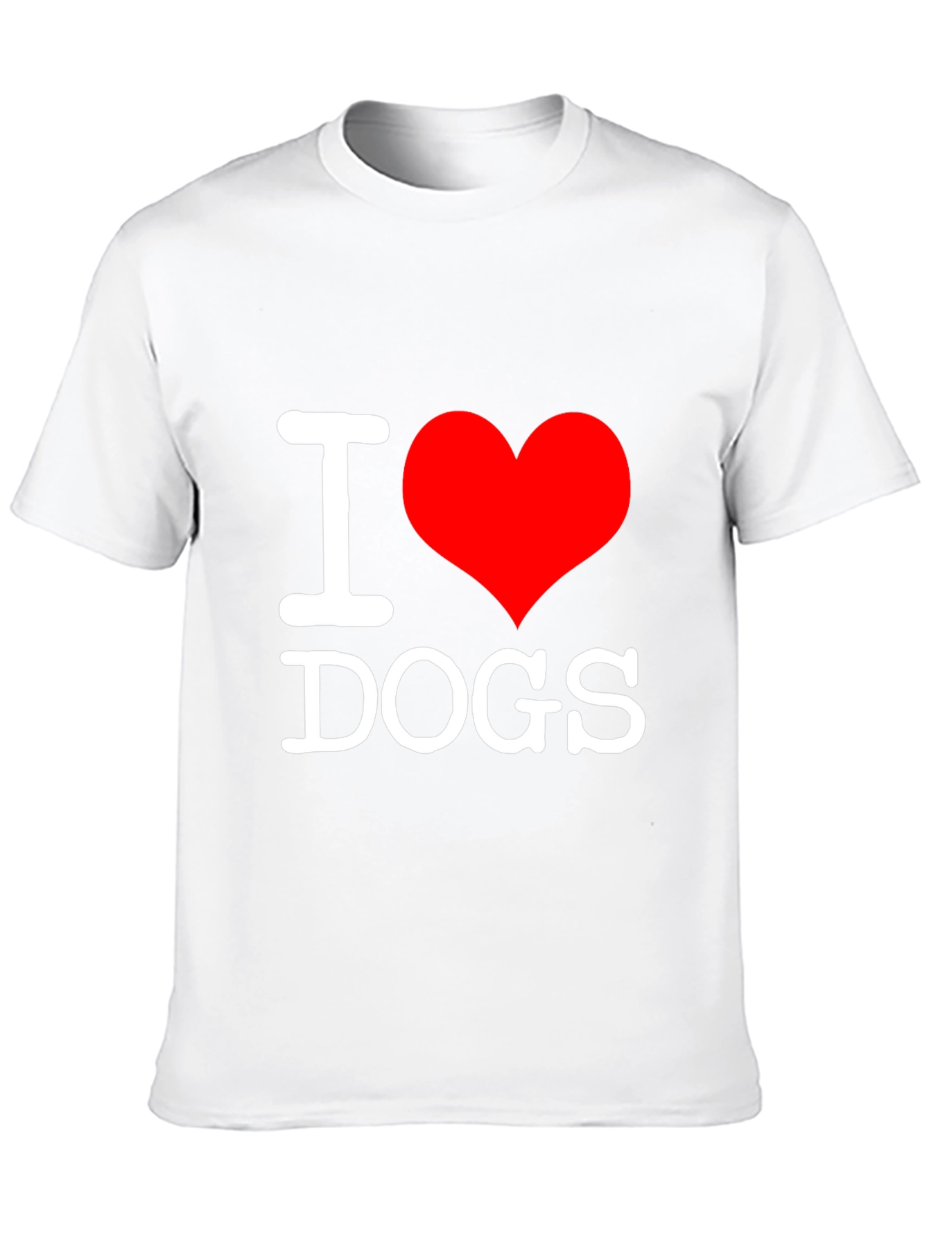 Black I Heart Dogs Black T-Shirt view 10