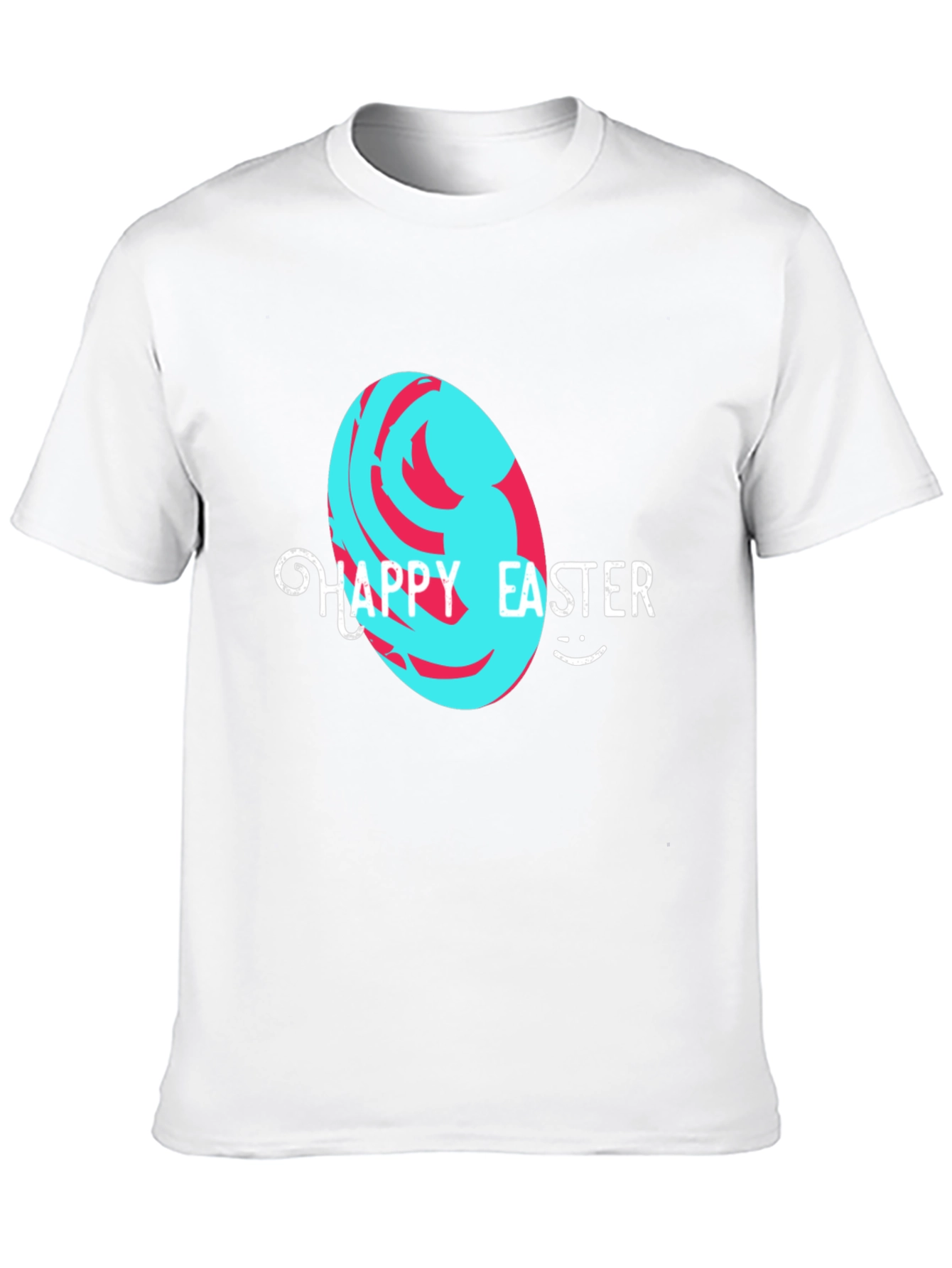 Camiseta Negra "Felices Pascuas" Diseño Huevo