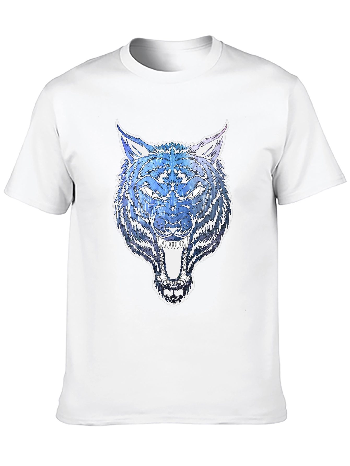 Black Black Wolf Graphic Tee - Bold & Stylish view 10