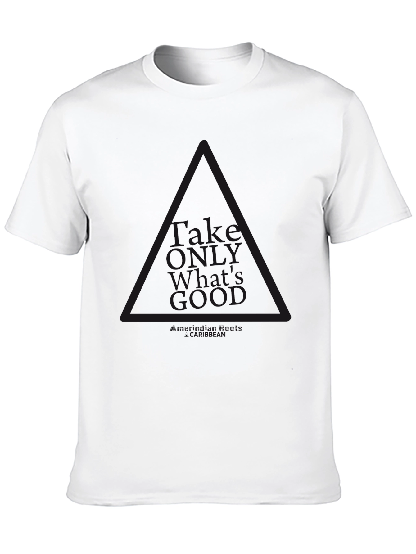 Black Men's Black Graphic Print Crew Neck T-Shirt view 10