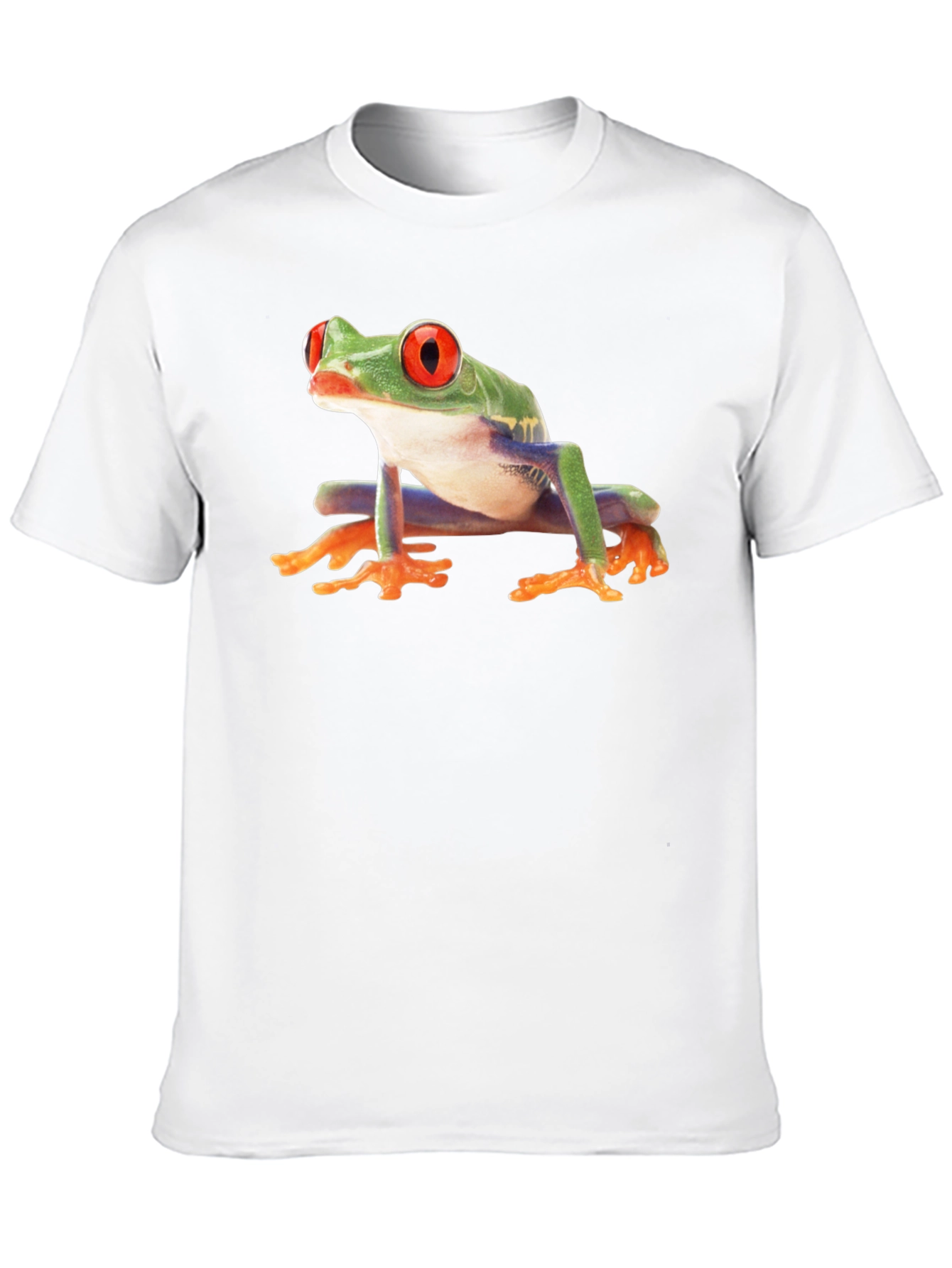 Black Black T-Shirt with Frog Print view 10