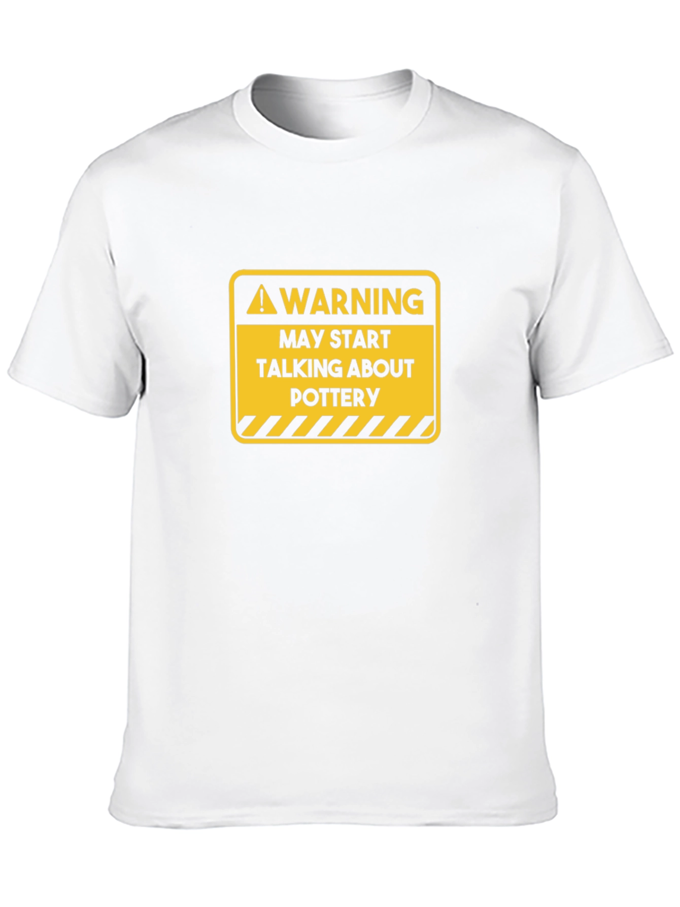 Black Warning: May Start Talking About Pottery T-Shirt view 10