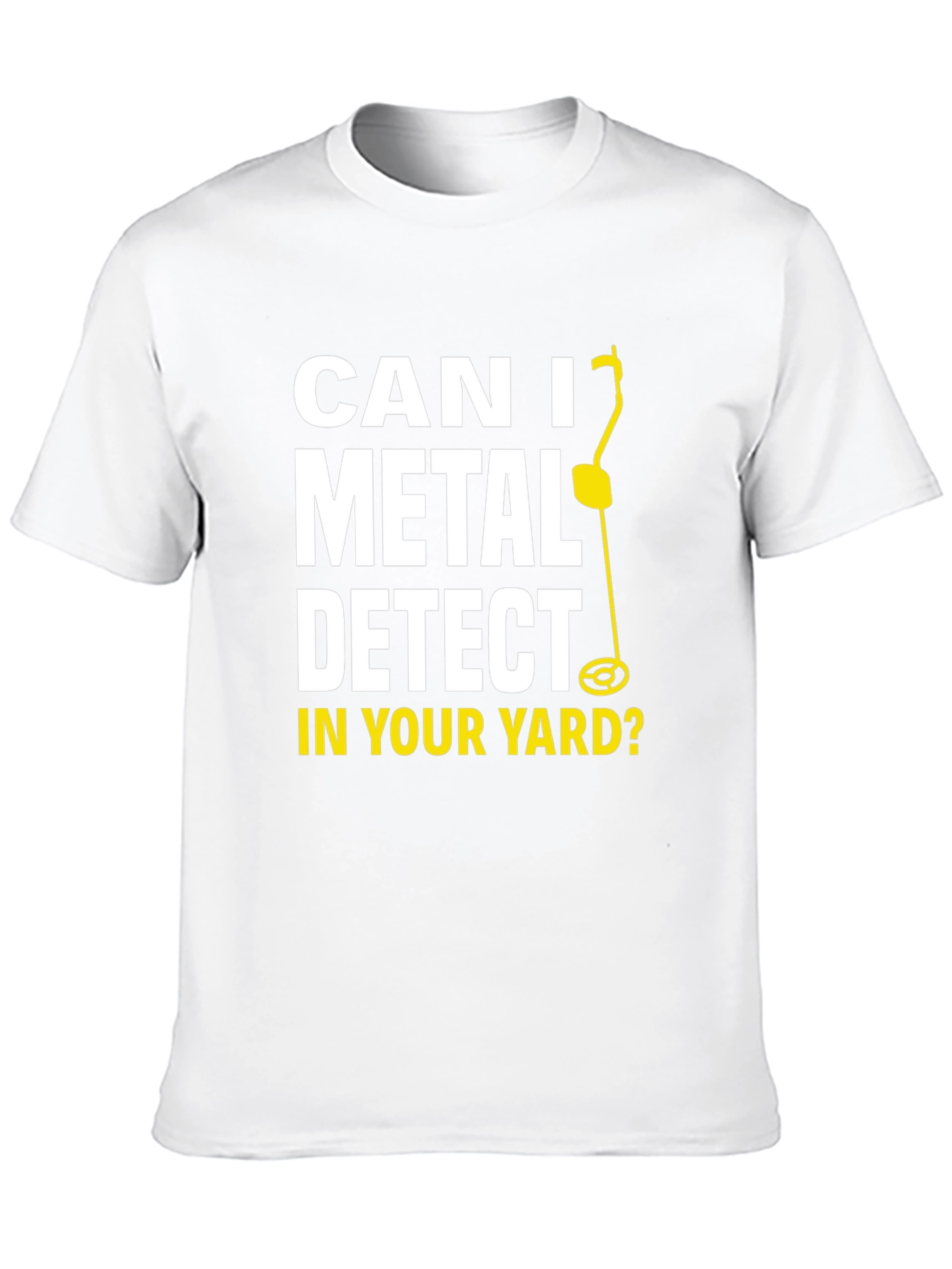 Black Metal Detecting Humor T-Shirt view 10