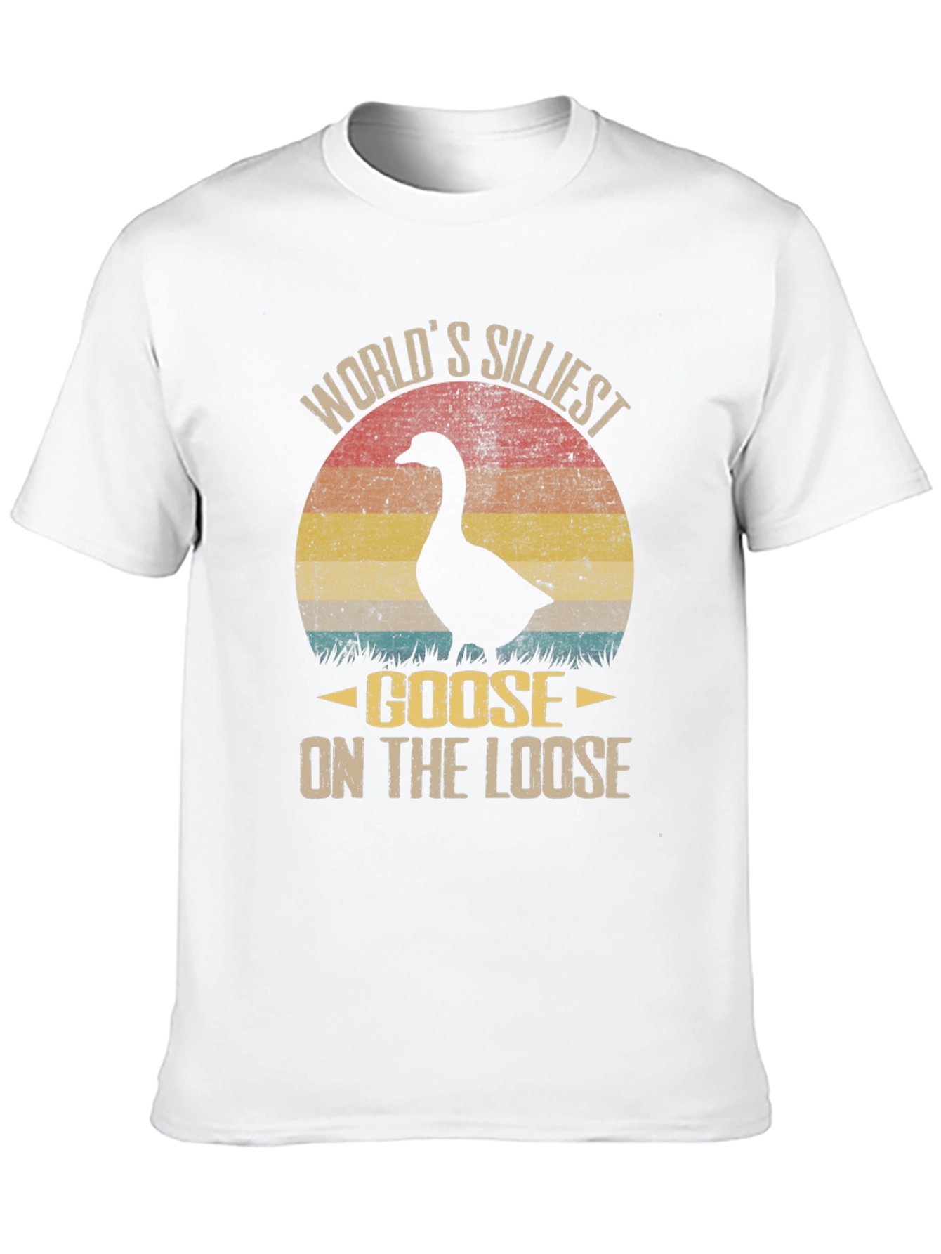Black World's Silliest Goose T-Shirt view 10