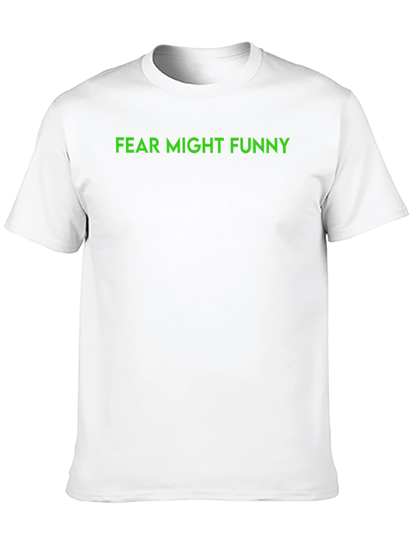 Black Fear Might Funny Graphic Tee - Black view 10