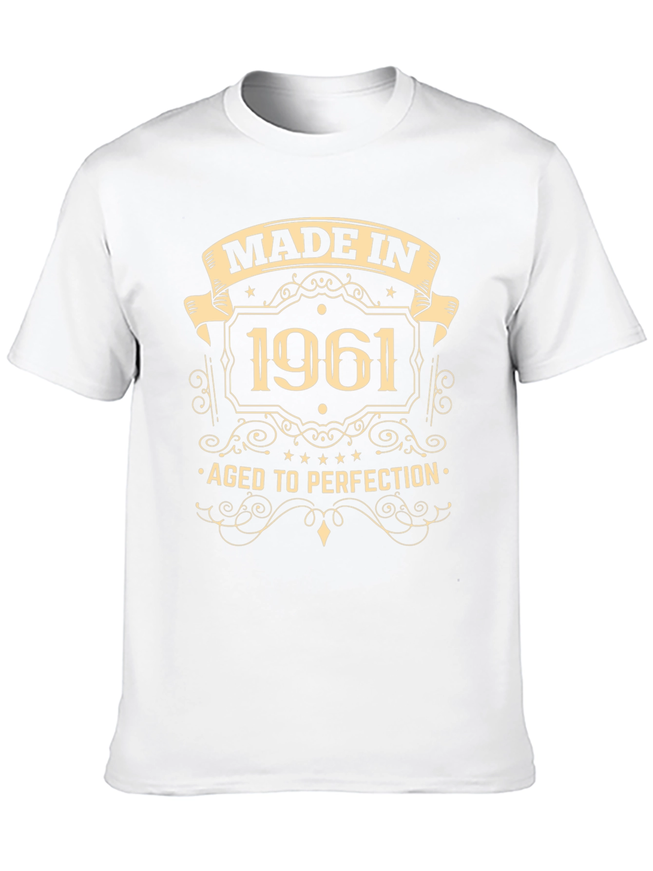 Black Made in 1961 T-Shirt - Aged to Perfection view 10