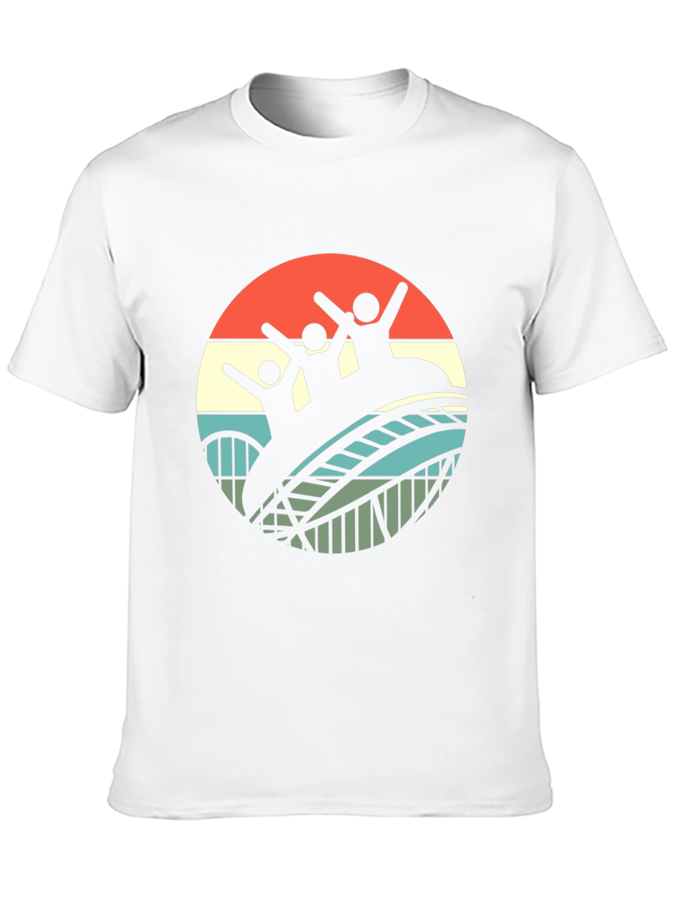 Black Retro Roller Coaster Ride T-Shirt - Black view 10