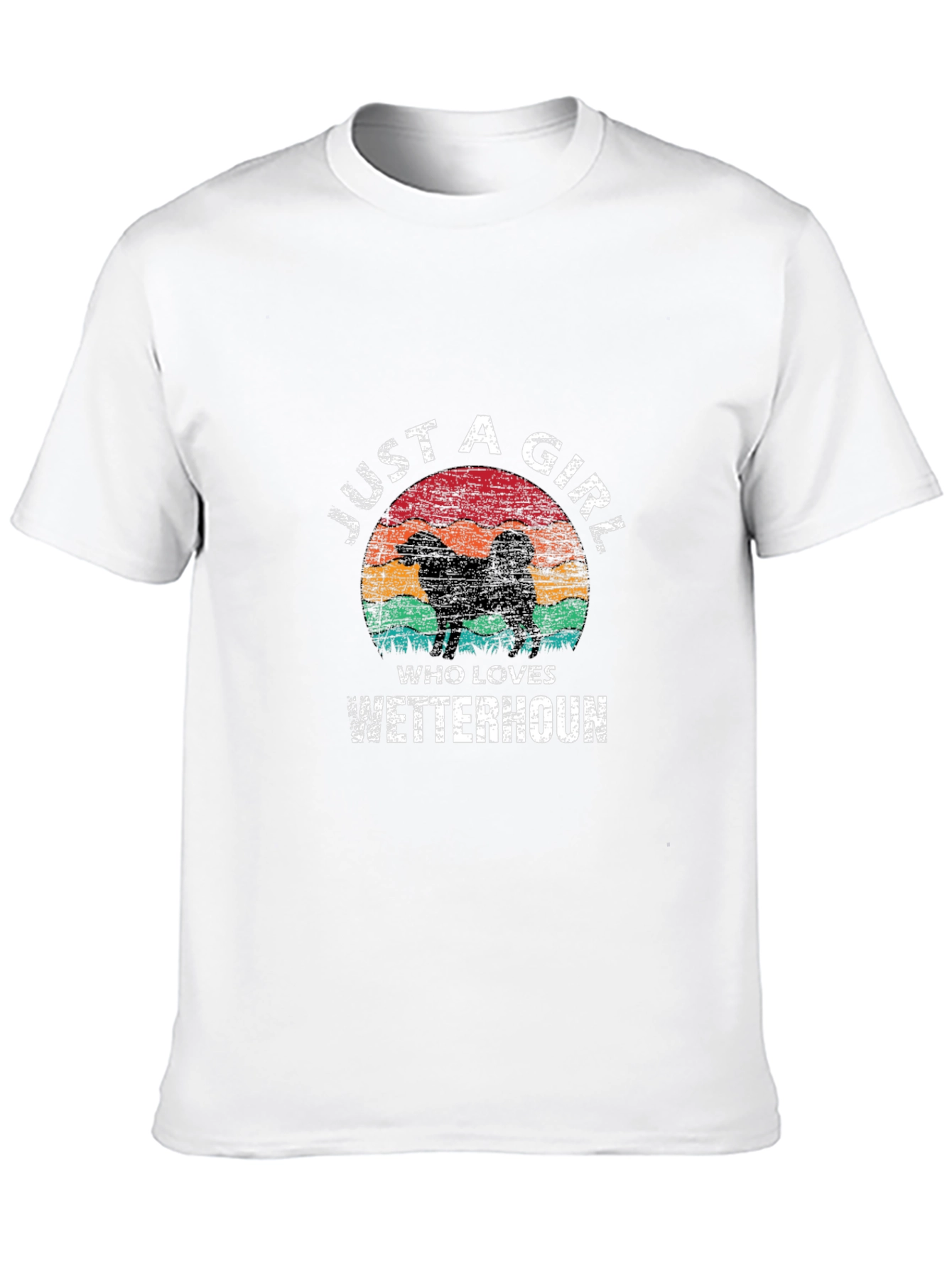 Black Wetterhoun Dog Lover T-Shirt view 10
