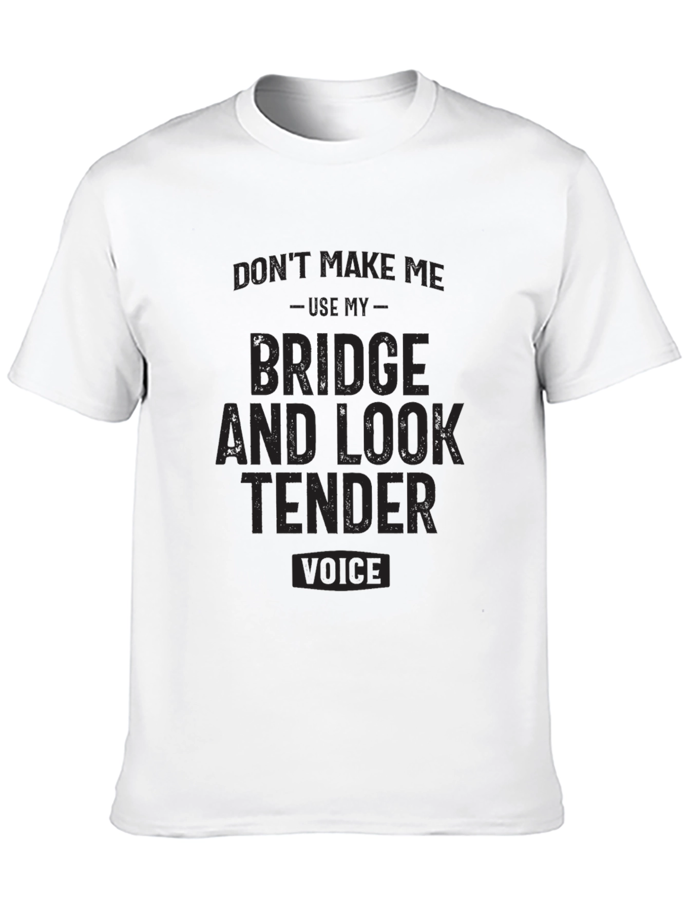 Black Bridge and Look Tender Voice Black T-Shirt view 10