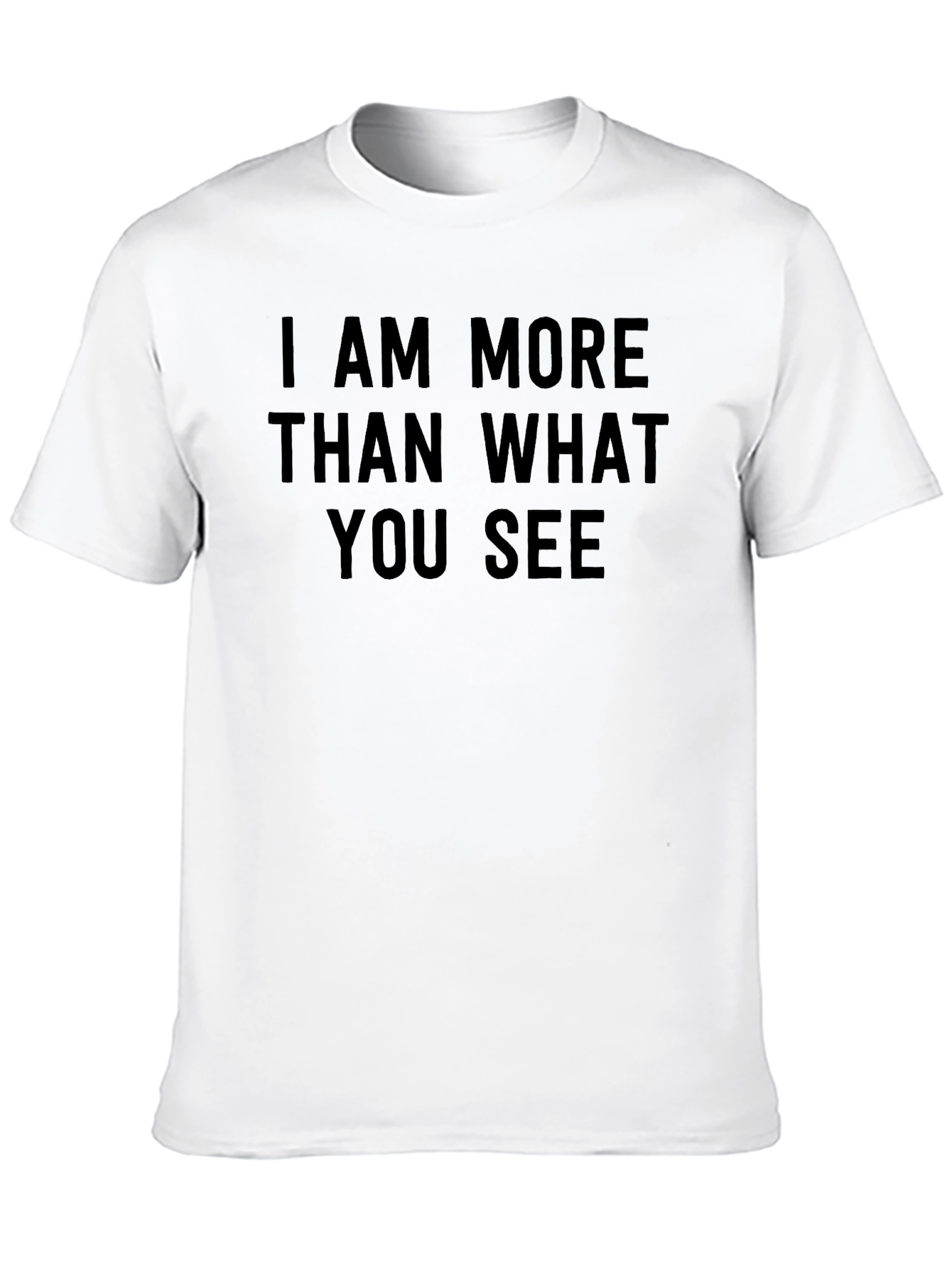 Black I Am More Than What You See Graphic Tee - Black view 10