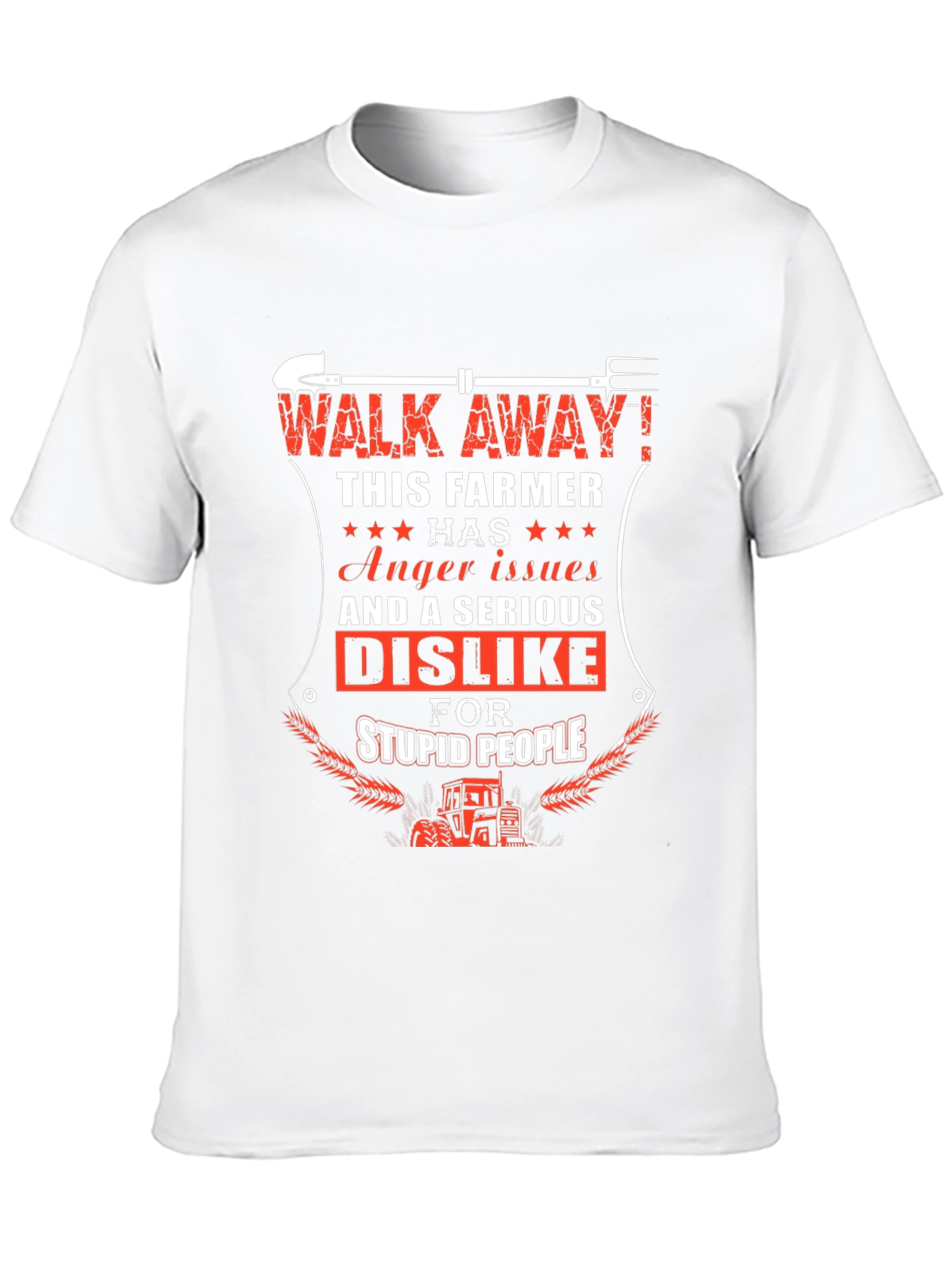 Black Farmer Anger Issues Graphic T-Shirt view 10