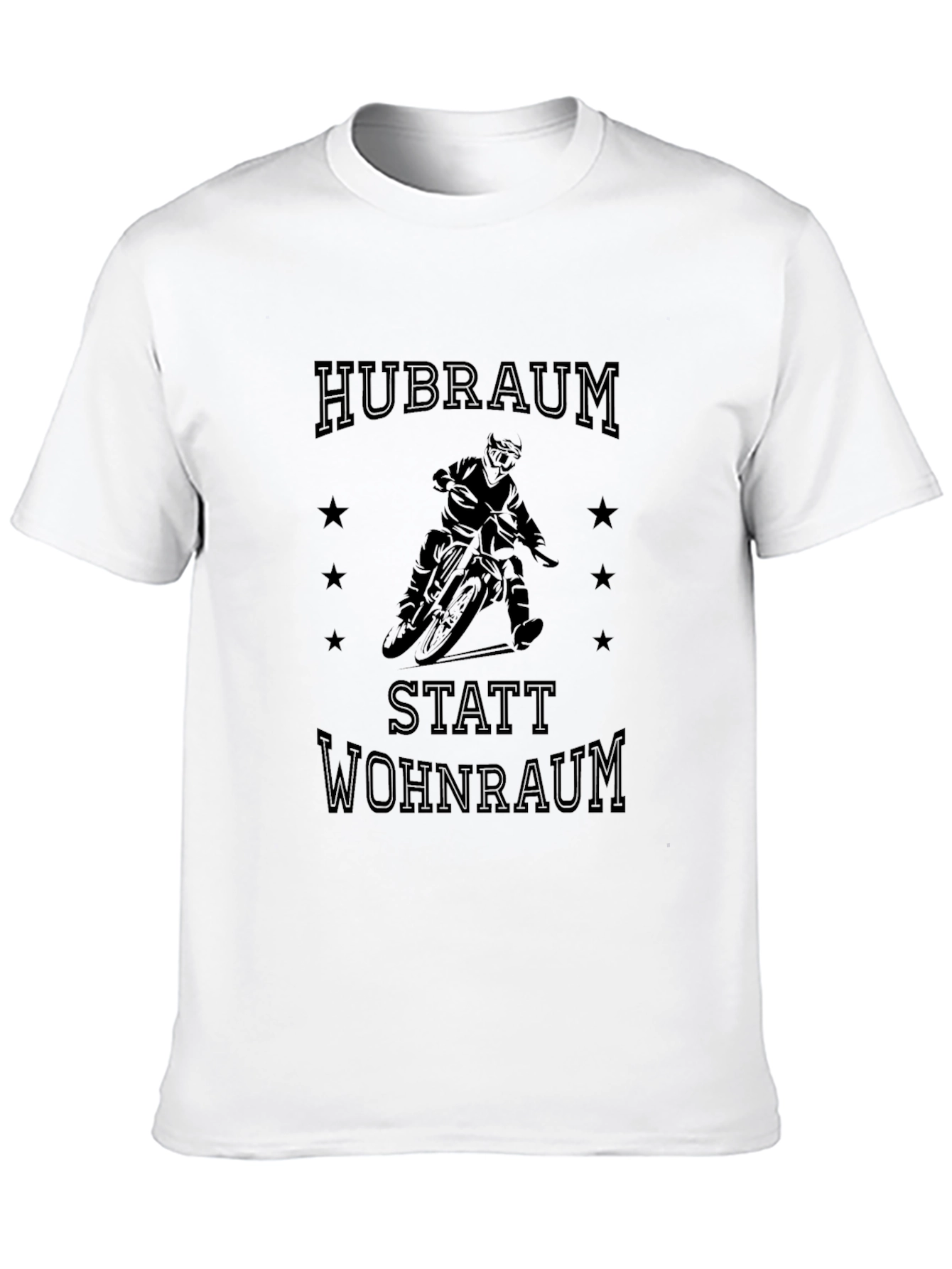Black Hubraum Statt Wohnraum Black Graphic Tee view 10