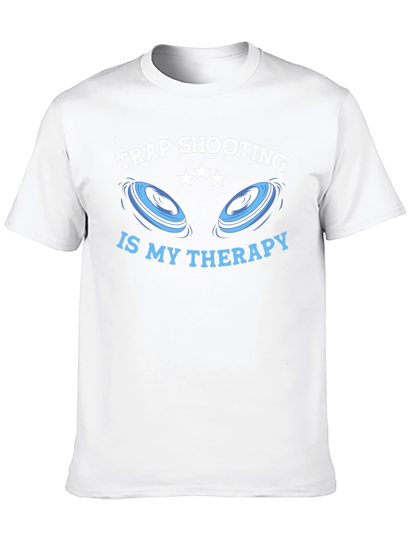 Black Trap Shooting Therapy T-Shirt view 10