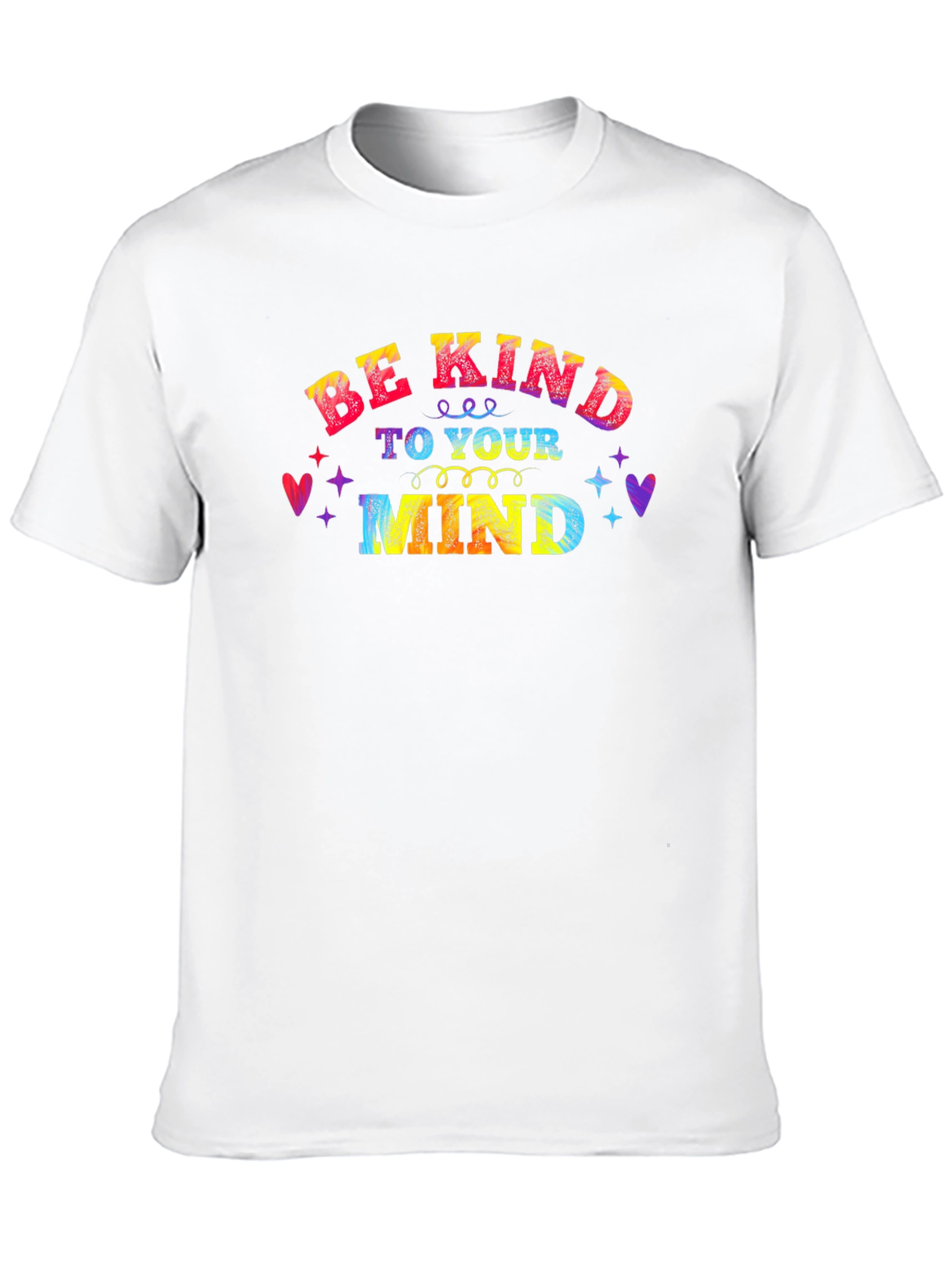Black Be Kind To Your Mind Graphic Tee view 10