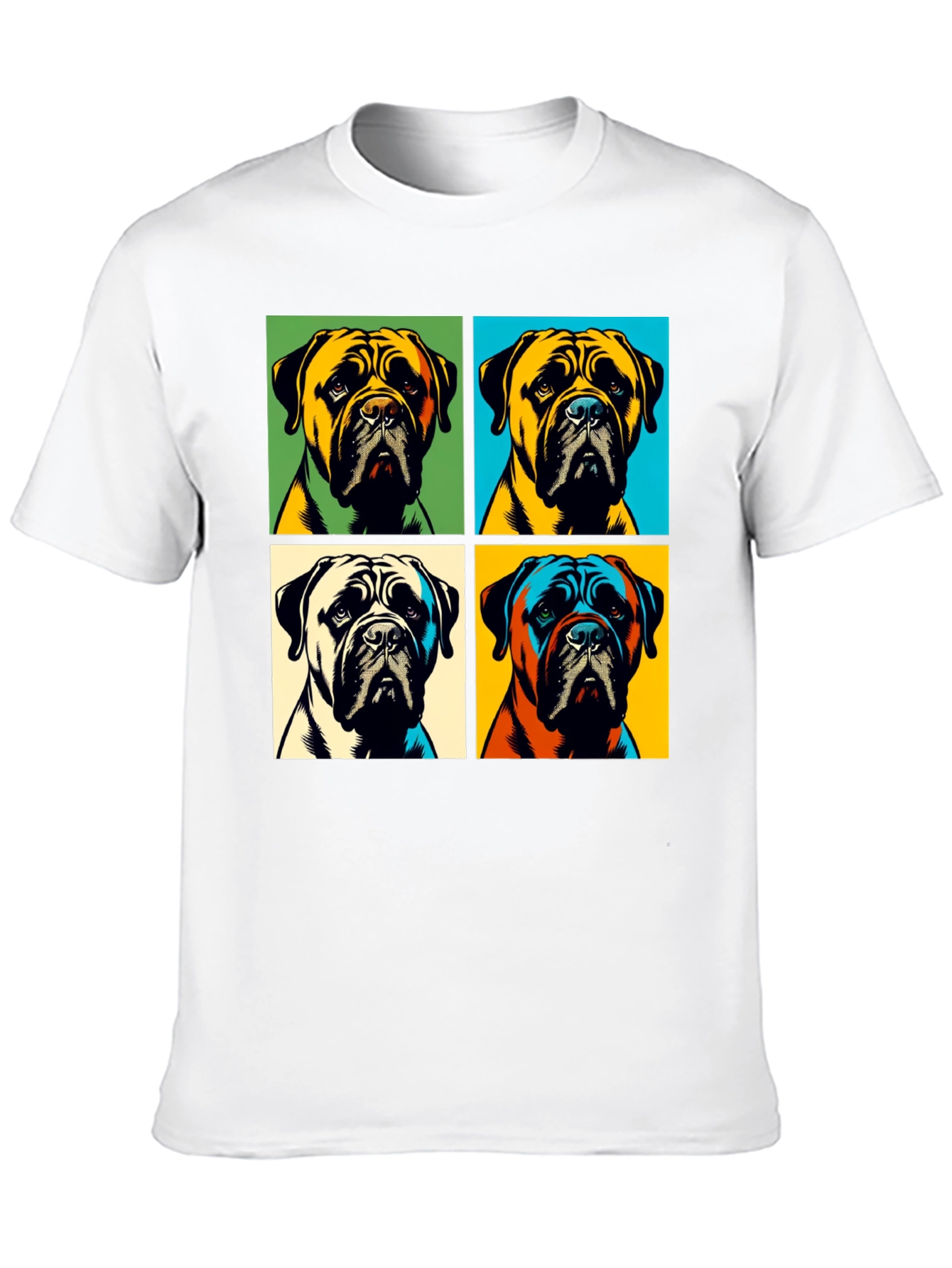 Black Pop Art Dog T-Shirt - Stylish Graphic Tee view 10
