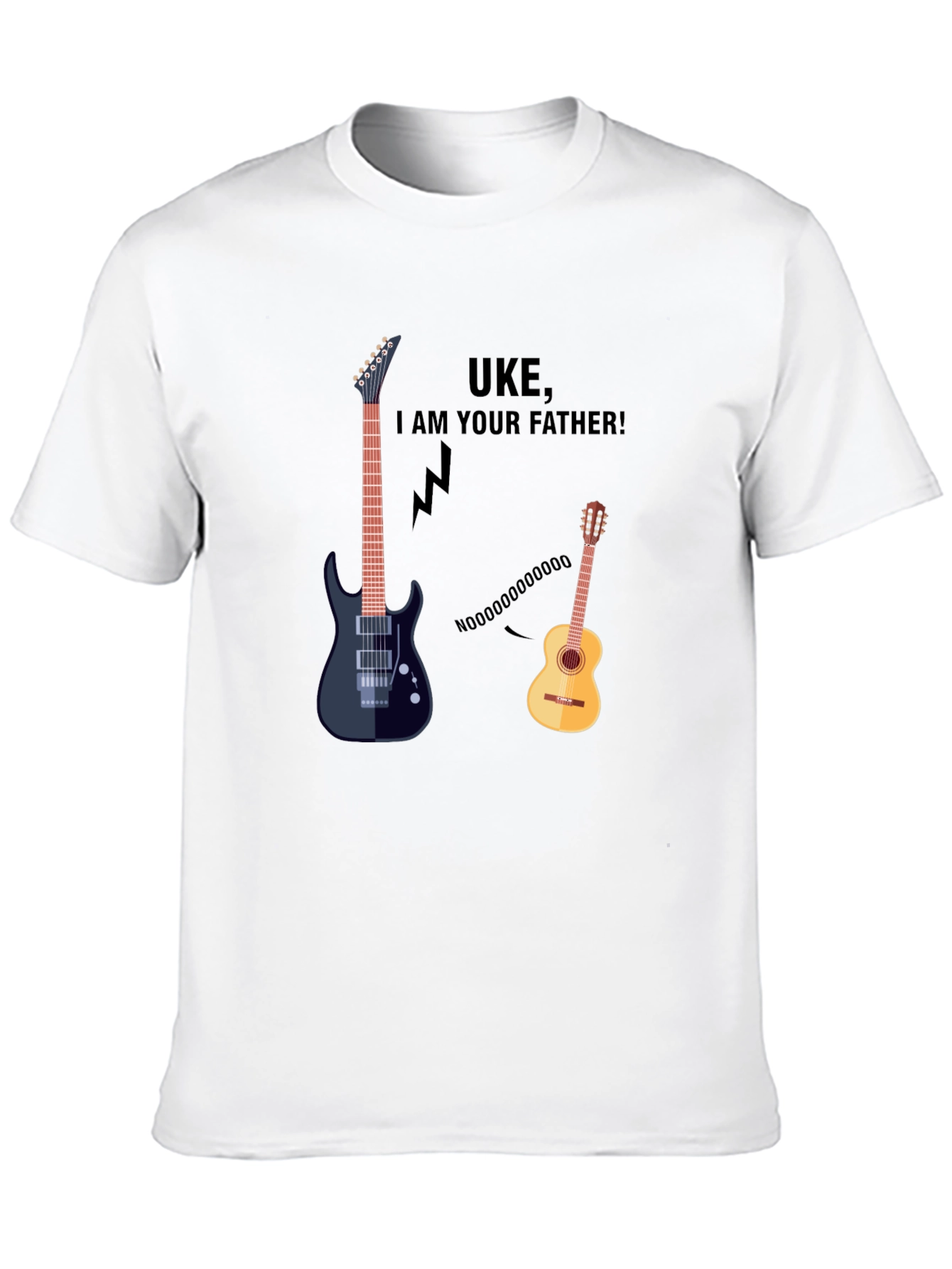 Black Uke I am Your Father T-Shirt view 10