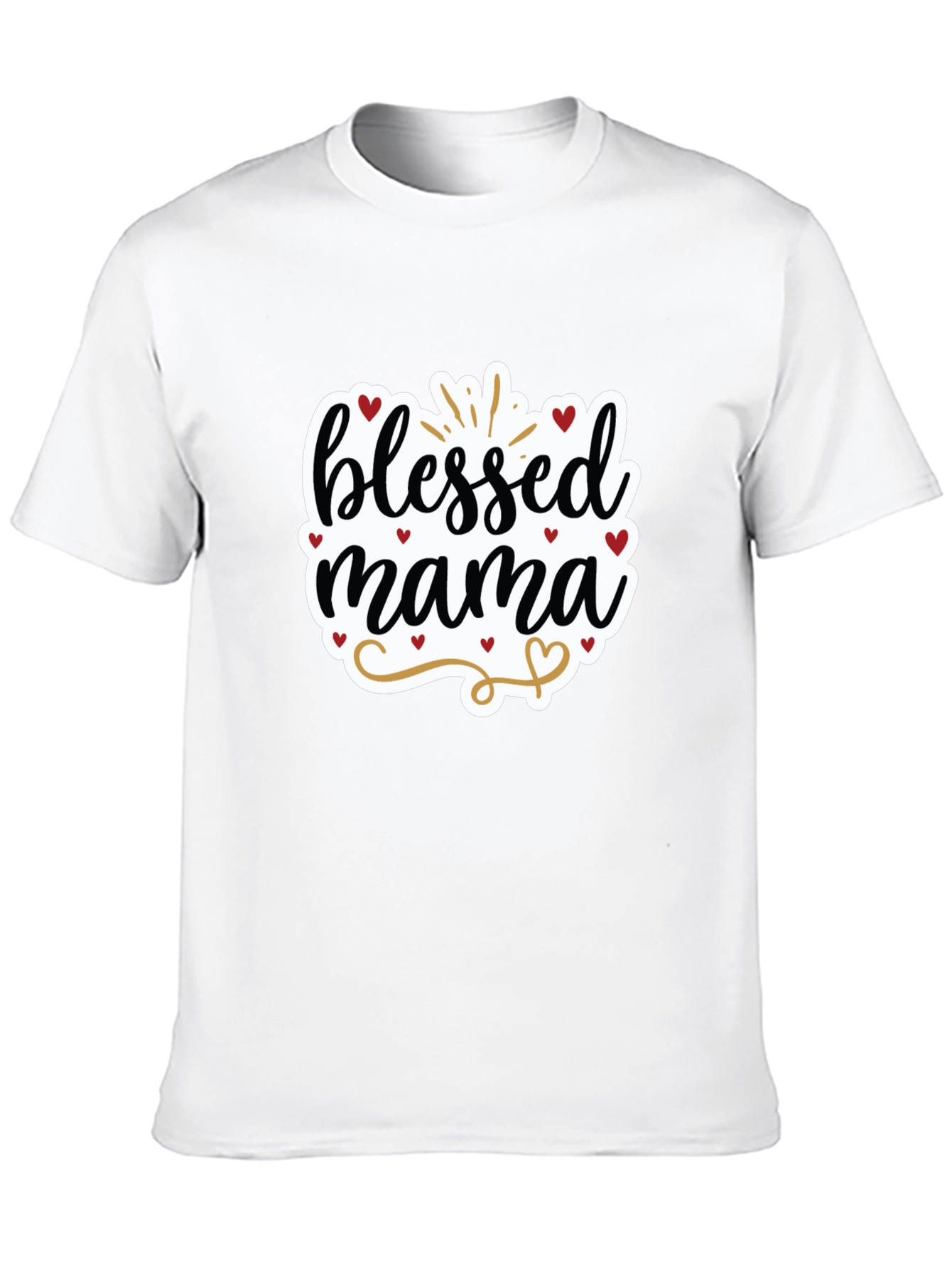 Black Blessed Mama Graphic Tee view 10