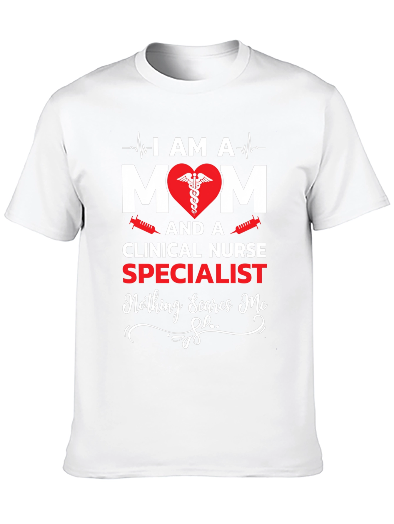 Black I Am A Mom & Clinical Nurse Specialist T-Shirt view 10