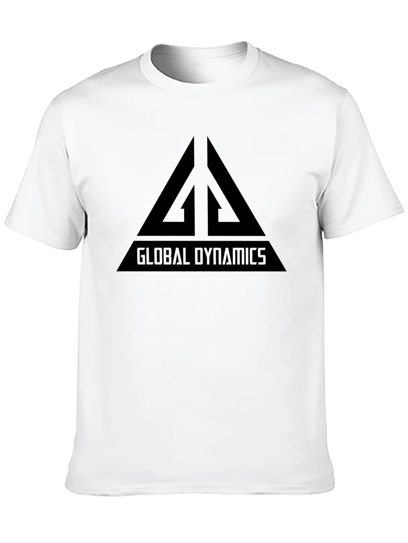 Black Global Dynamics Graphic Tee - Black Cotton T-Shirt view 10