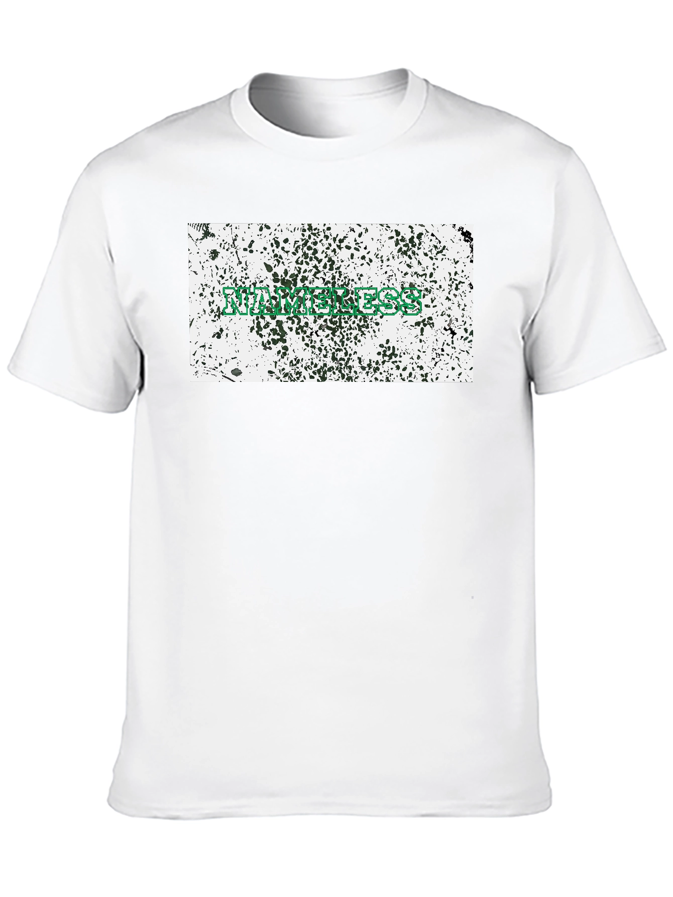 Black Abstract Graphic Print Tee - Relaxed Fit view 10