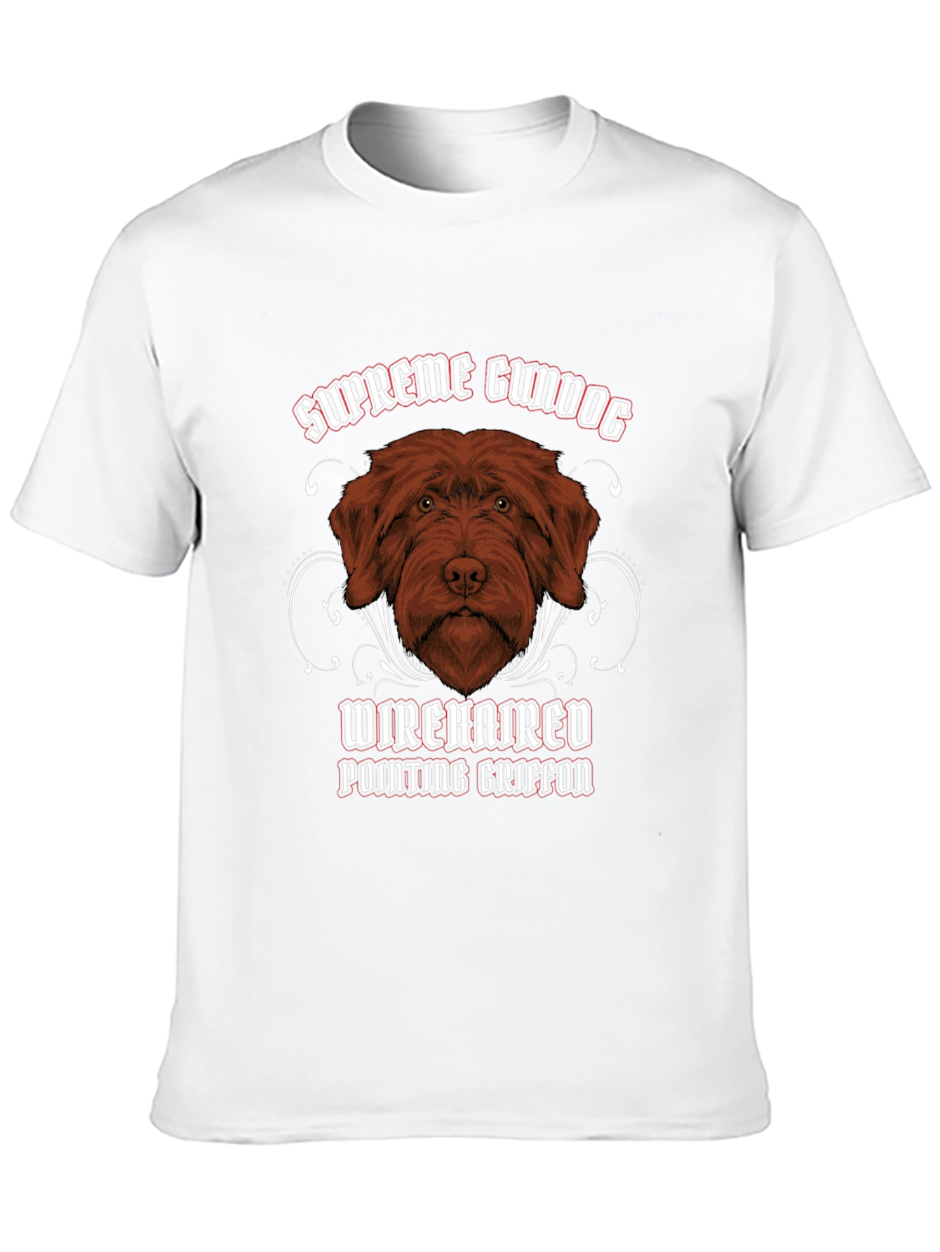 Black Supreme Gundog Wirehaired Pointing Griffon T-Shirt view 10