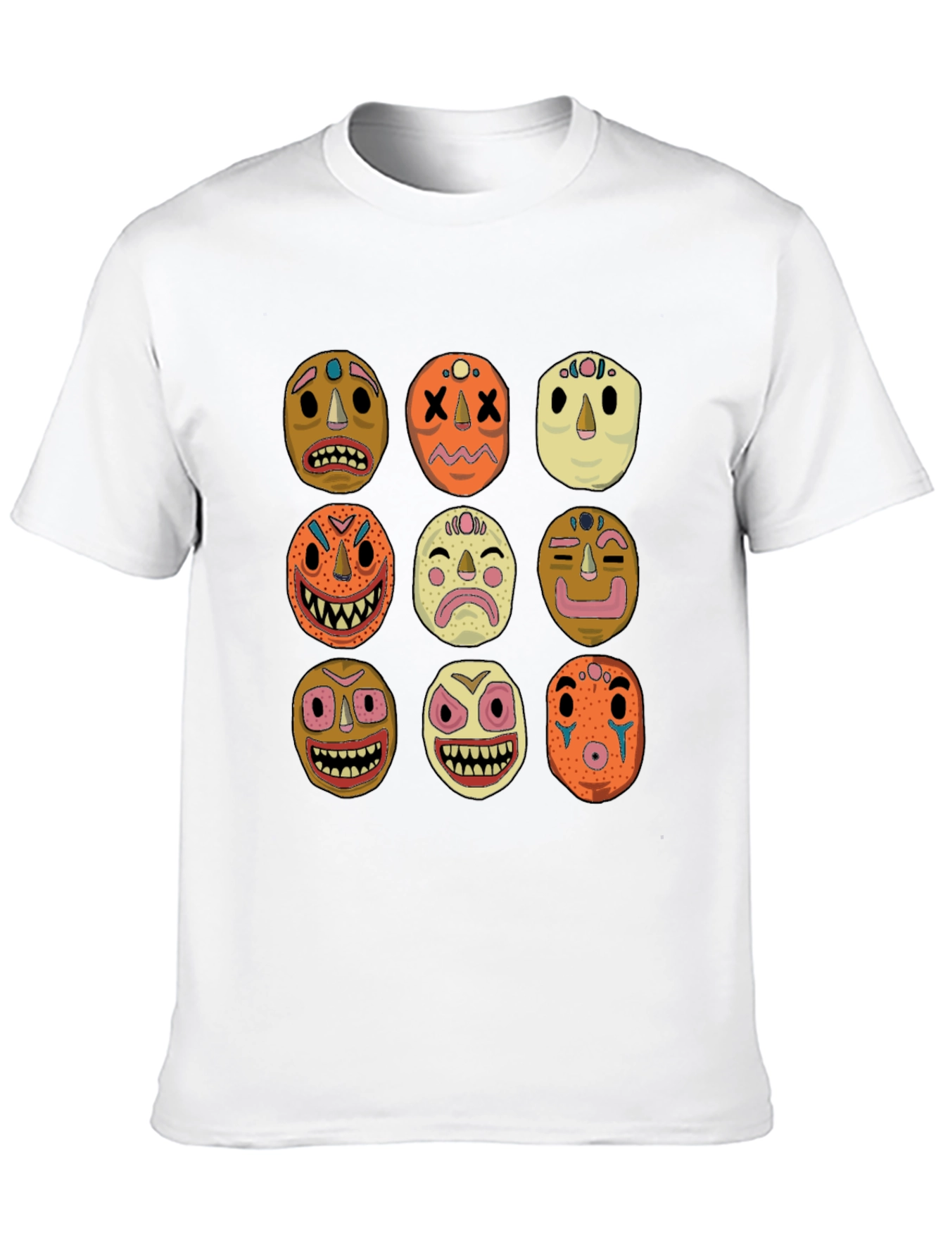 Black Masks Graphic Tee - Unique Design! view 10