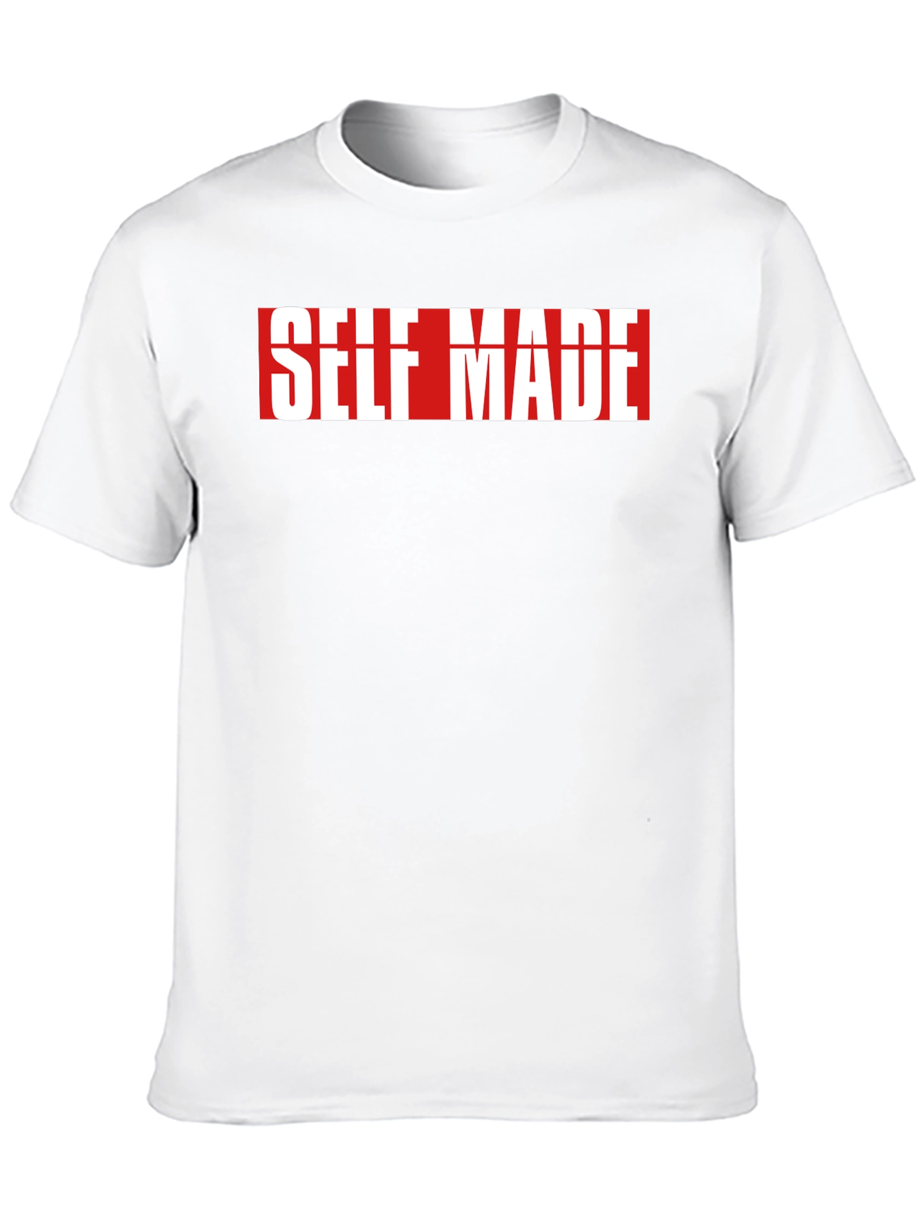 Black Self Made Graphic Tee - Men's Black T-Shirt view 10