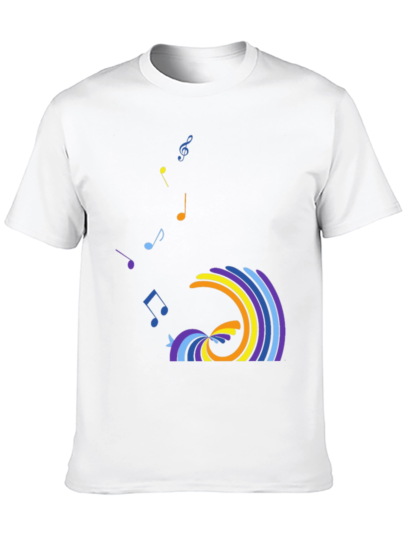 Black Musical Wave Graphic Tee view 10