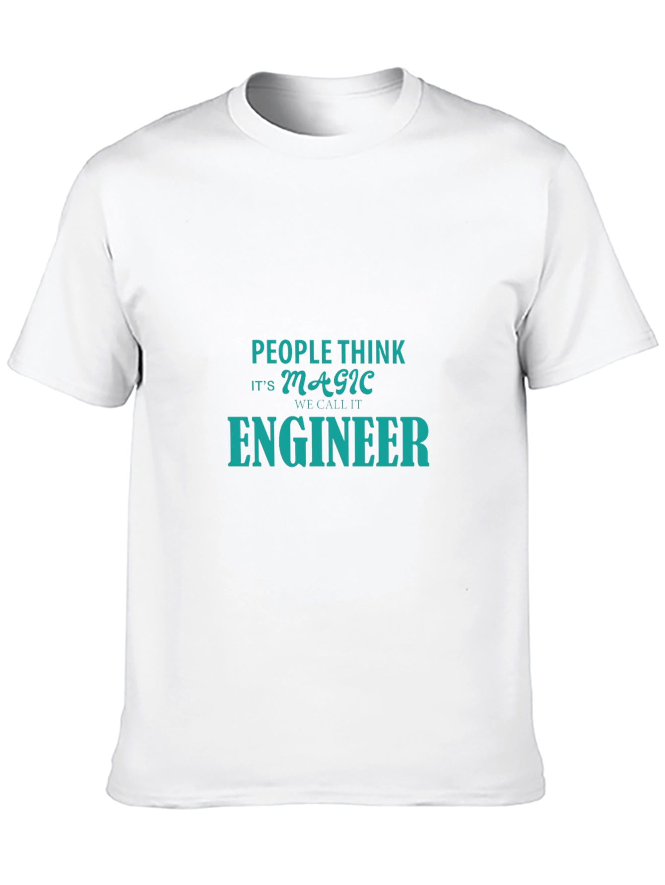 Black Engineer Magic Funny T-Shirt view 10