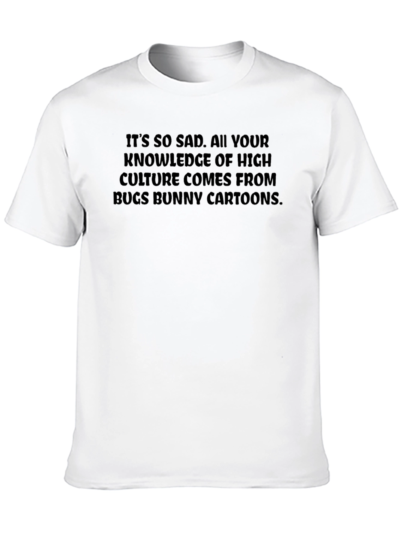 Black Bugs Bunny High Culture Graphic T-Shirt view 10